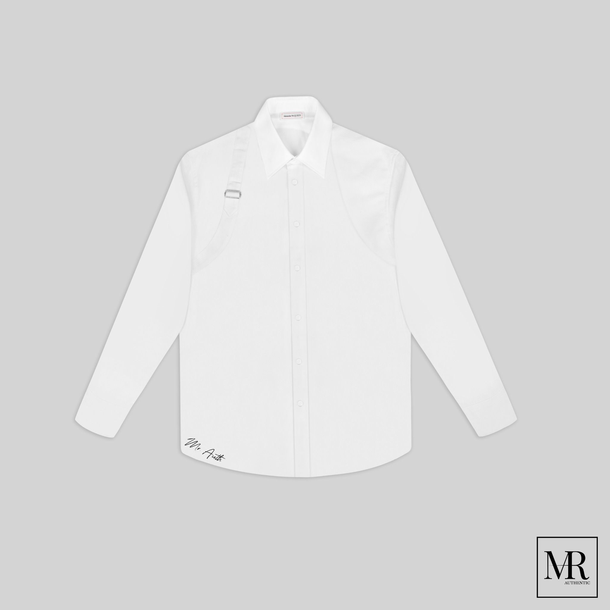 Áo Alexander Mcqueen Harness Cotton Poplin Shirt