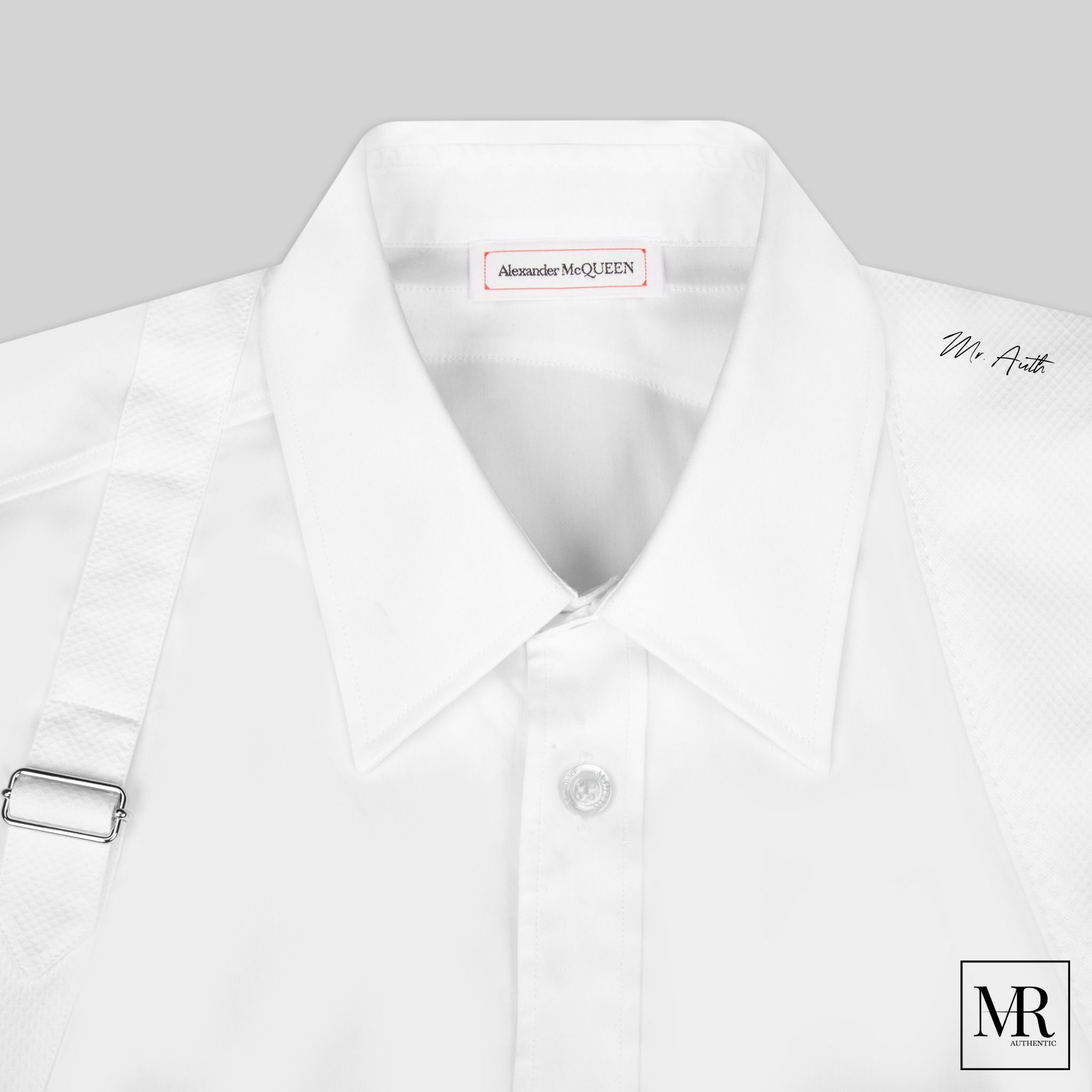 Áo Alexander Mcqueen Harness Cotton Poplin Shirt