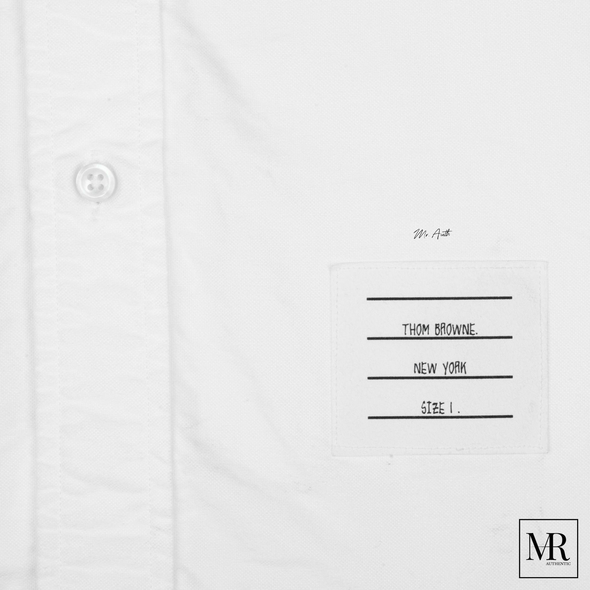 Áo Thom Browne Oxford 4 Bar Oversized Button Down Shirt