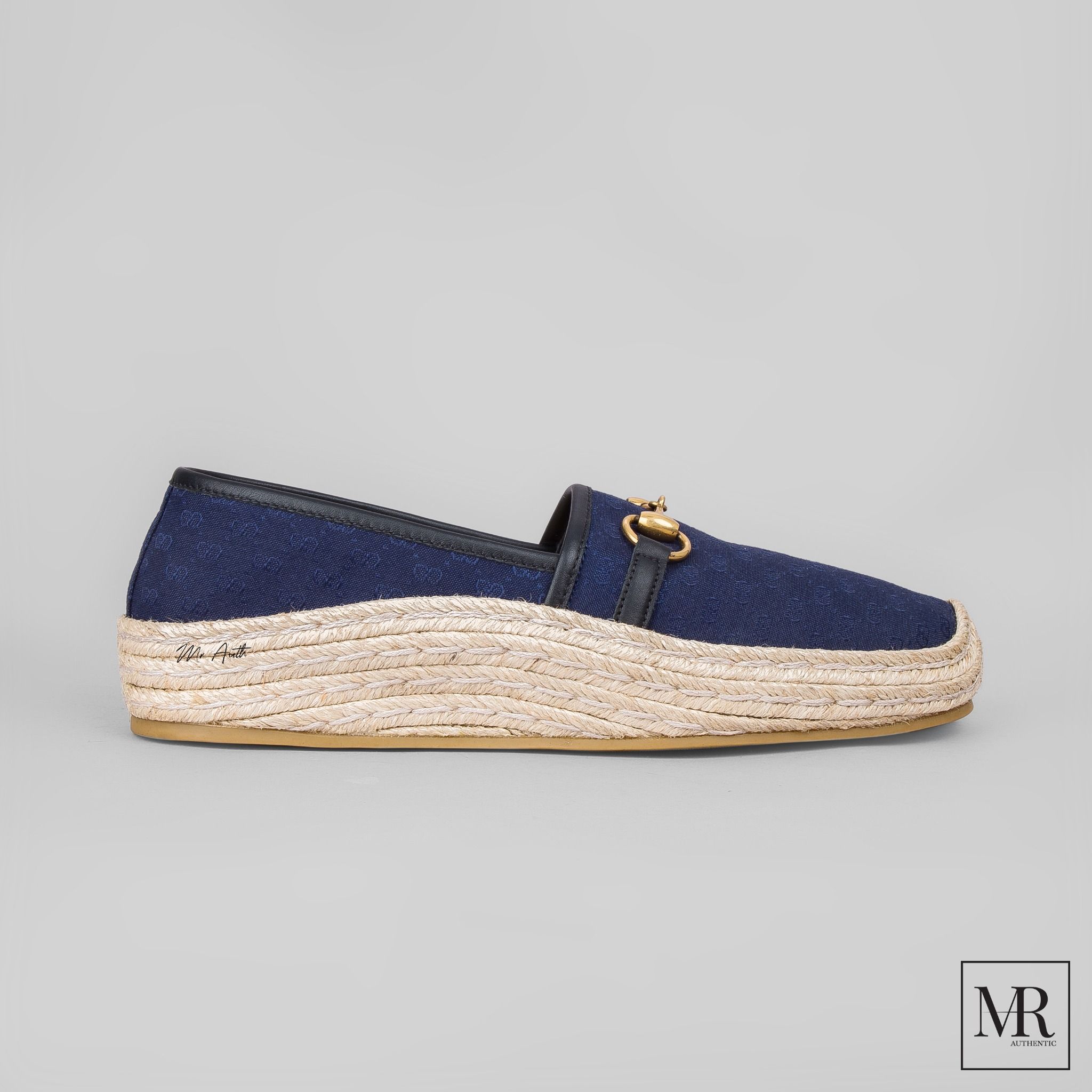 Giày Gucci GG Navy Espadrille.