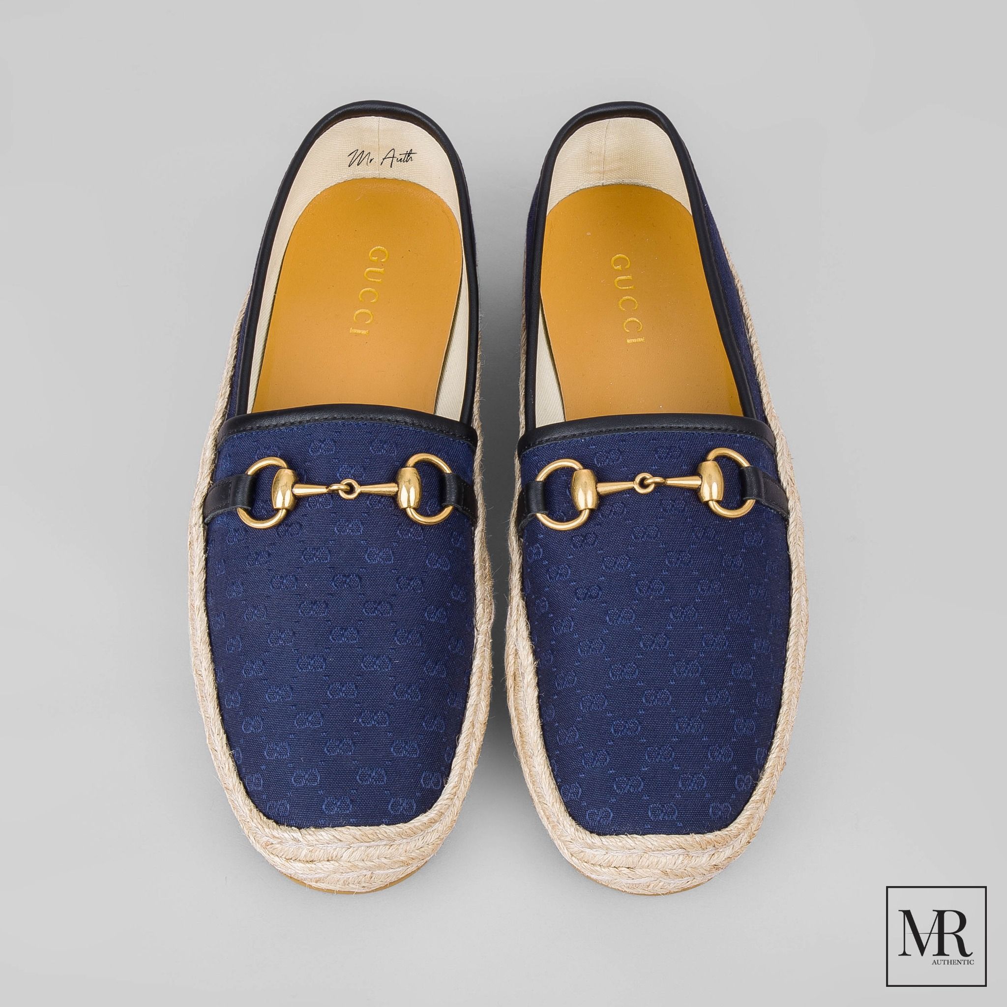 Giày Gucci GG Navy Espadrille.