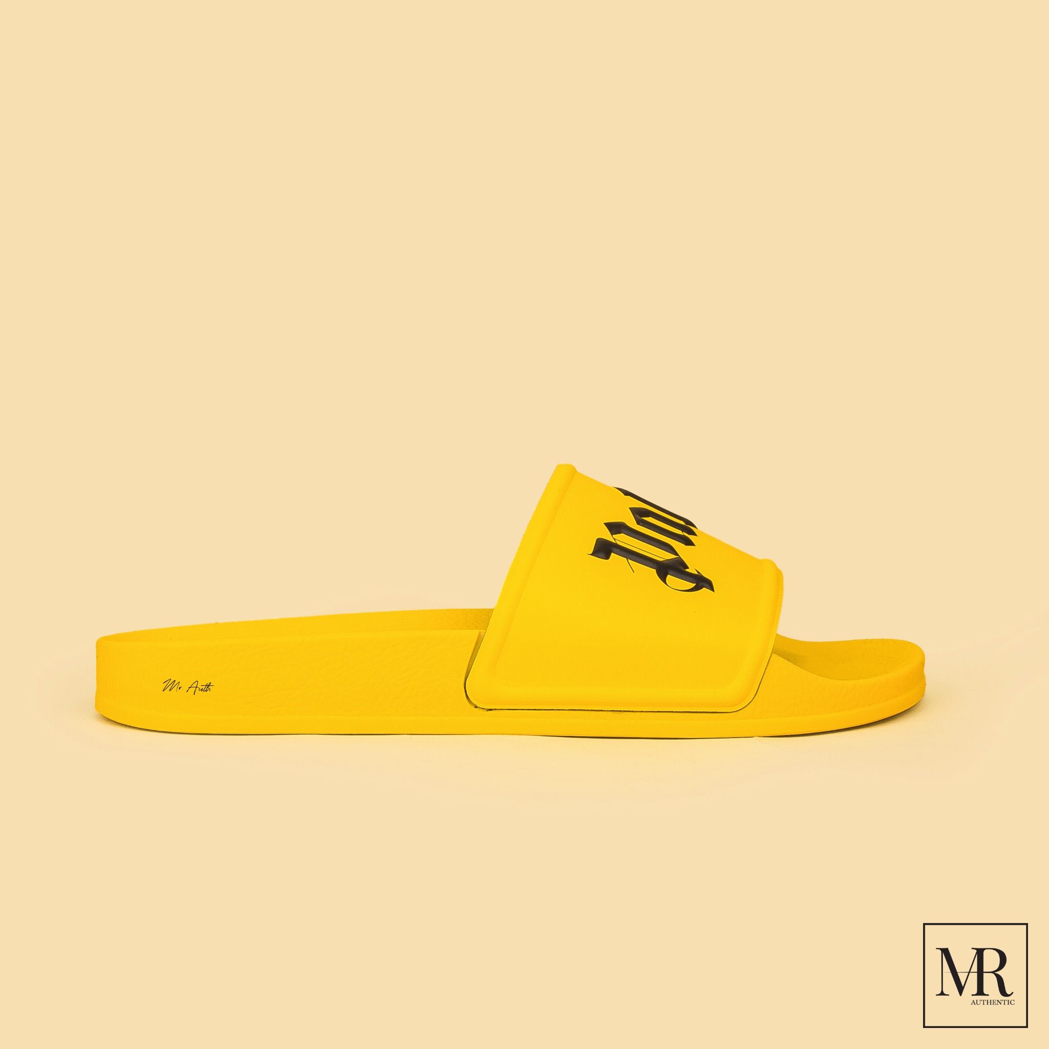 Dép Palm Angels Rubber Logo Slides.
