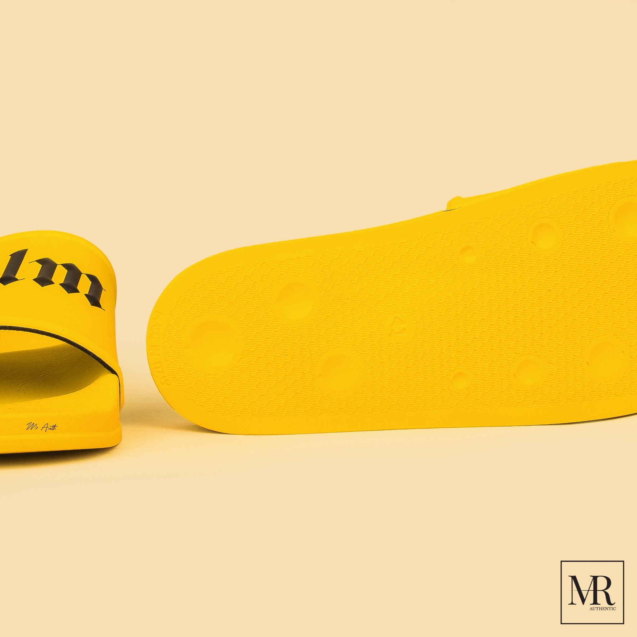Dép Palm Angels Rubber Logo Slides.