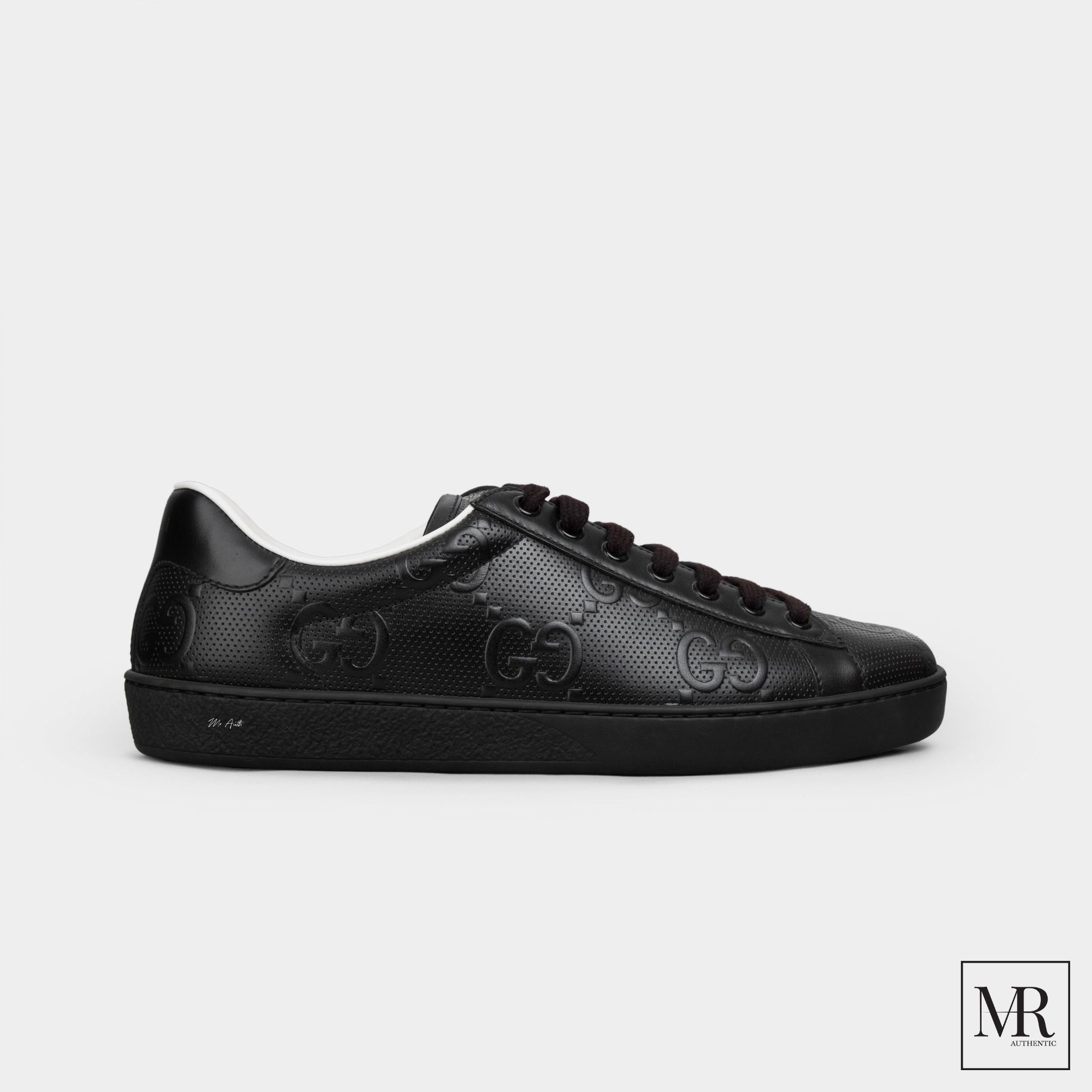 Giày Gucci Ace GG Embossed Sneaker.