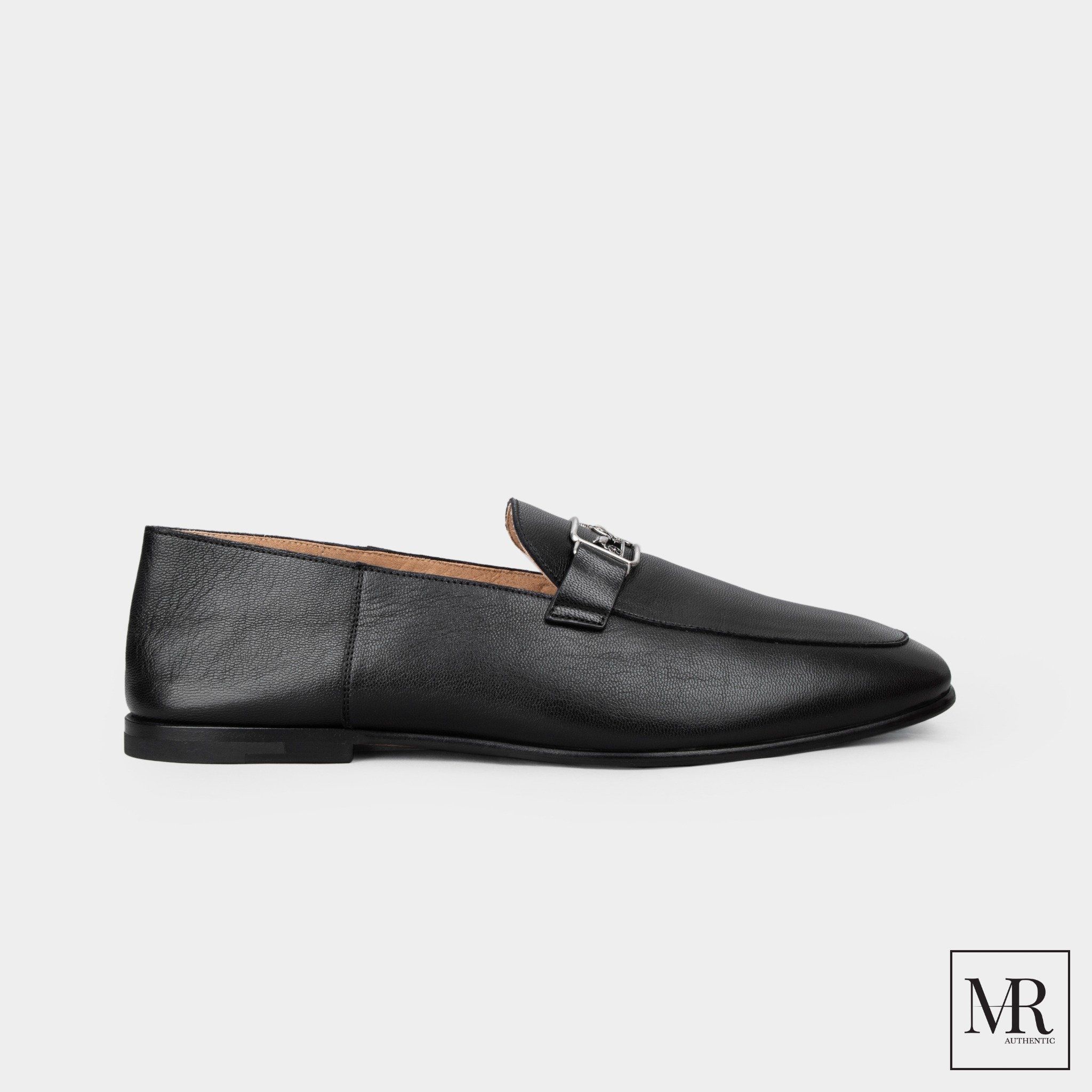 Giày Hermes Caflskin Leather Loafer.
