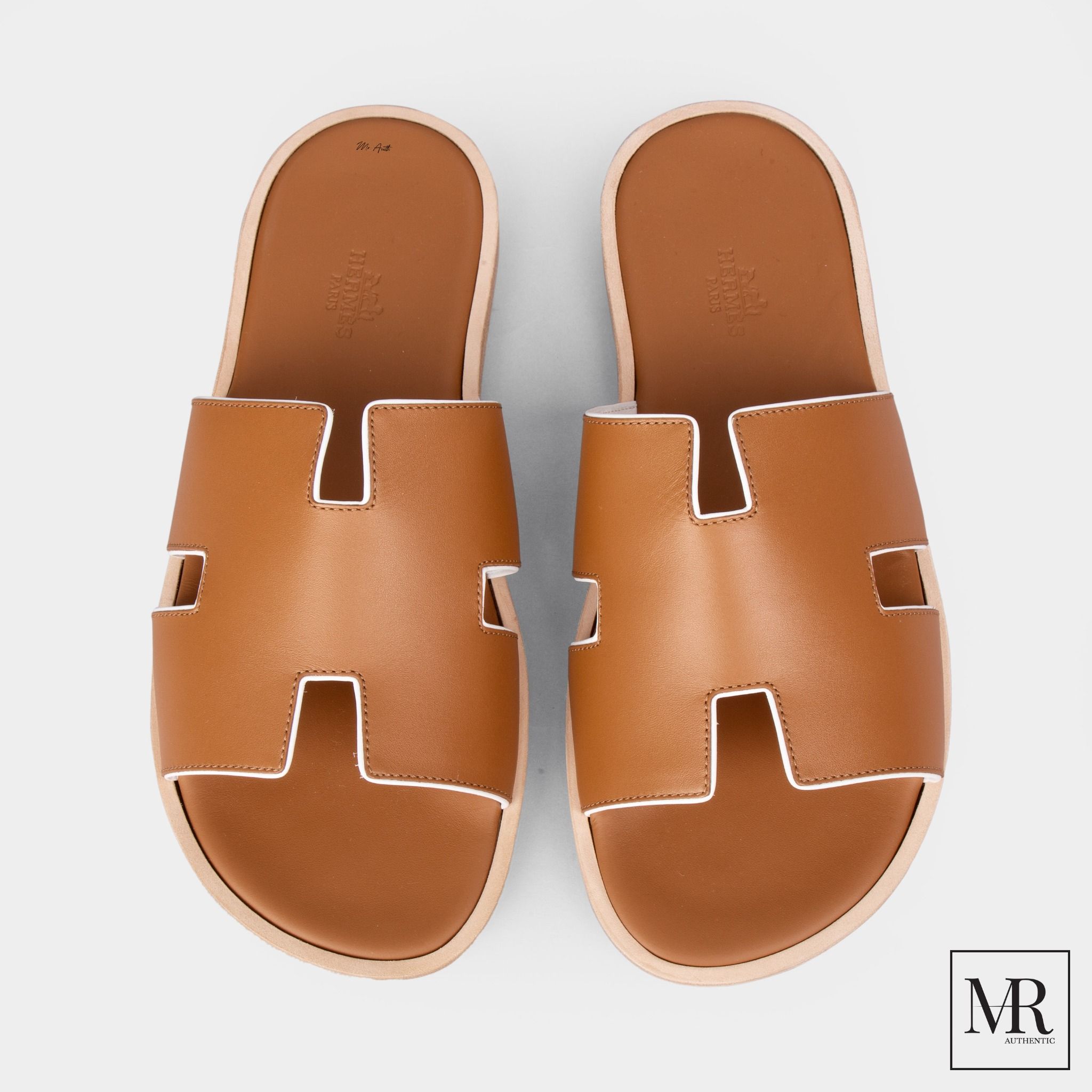 Dép Hermes Izmir Leather Sandal.