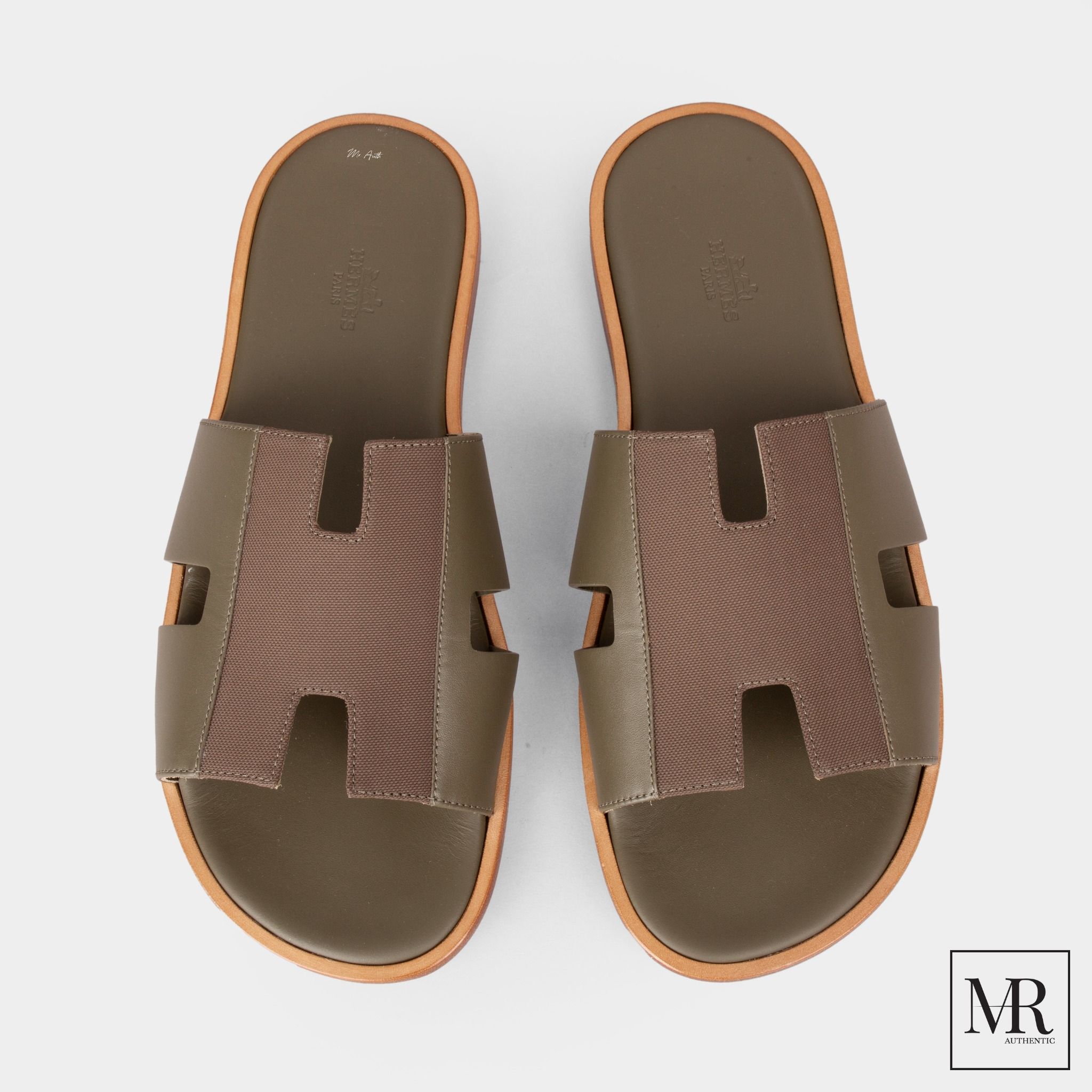 Dép Hermes Izmir Leather Sandal.