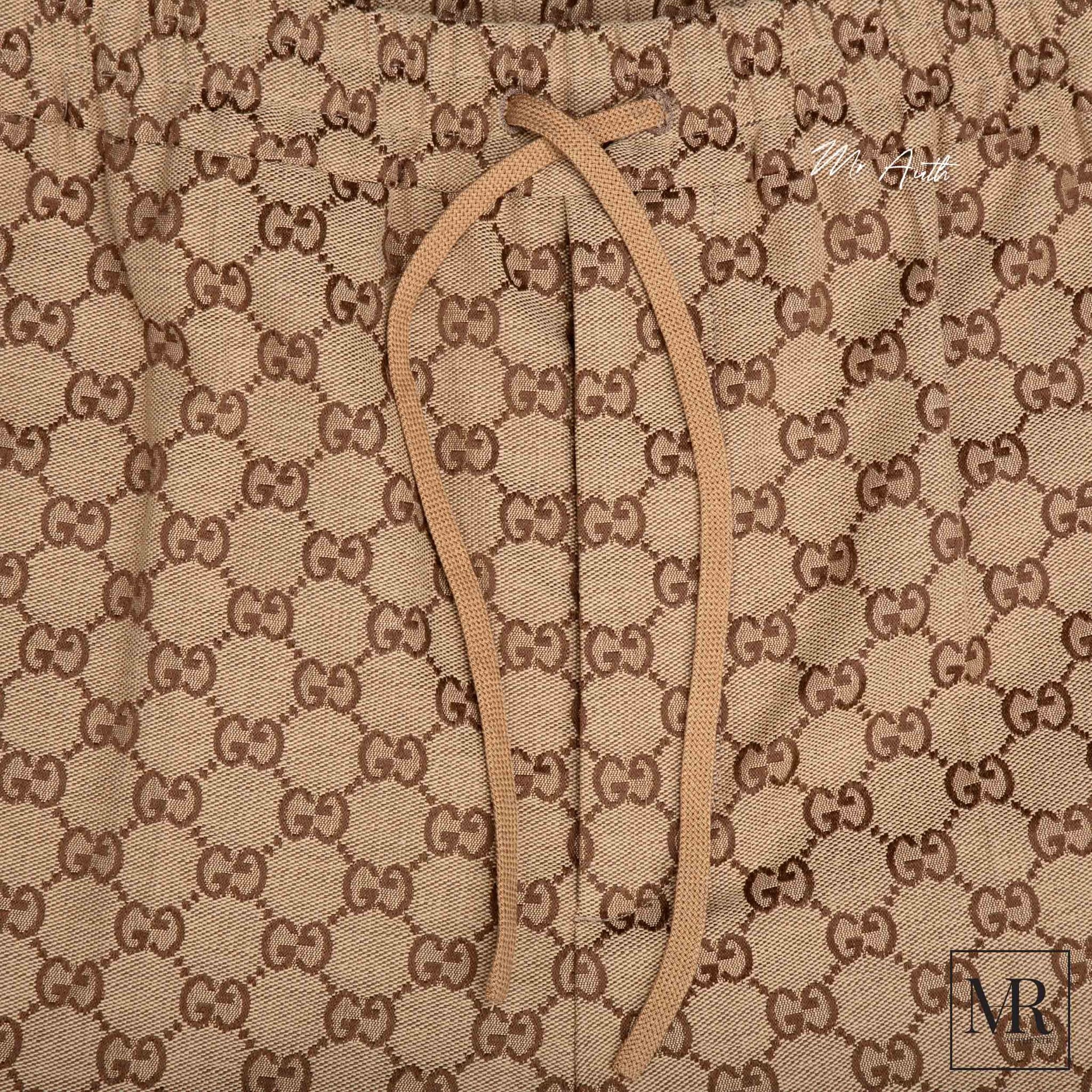 Quần Gucci GG Canvas Track Bottoms.