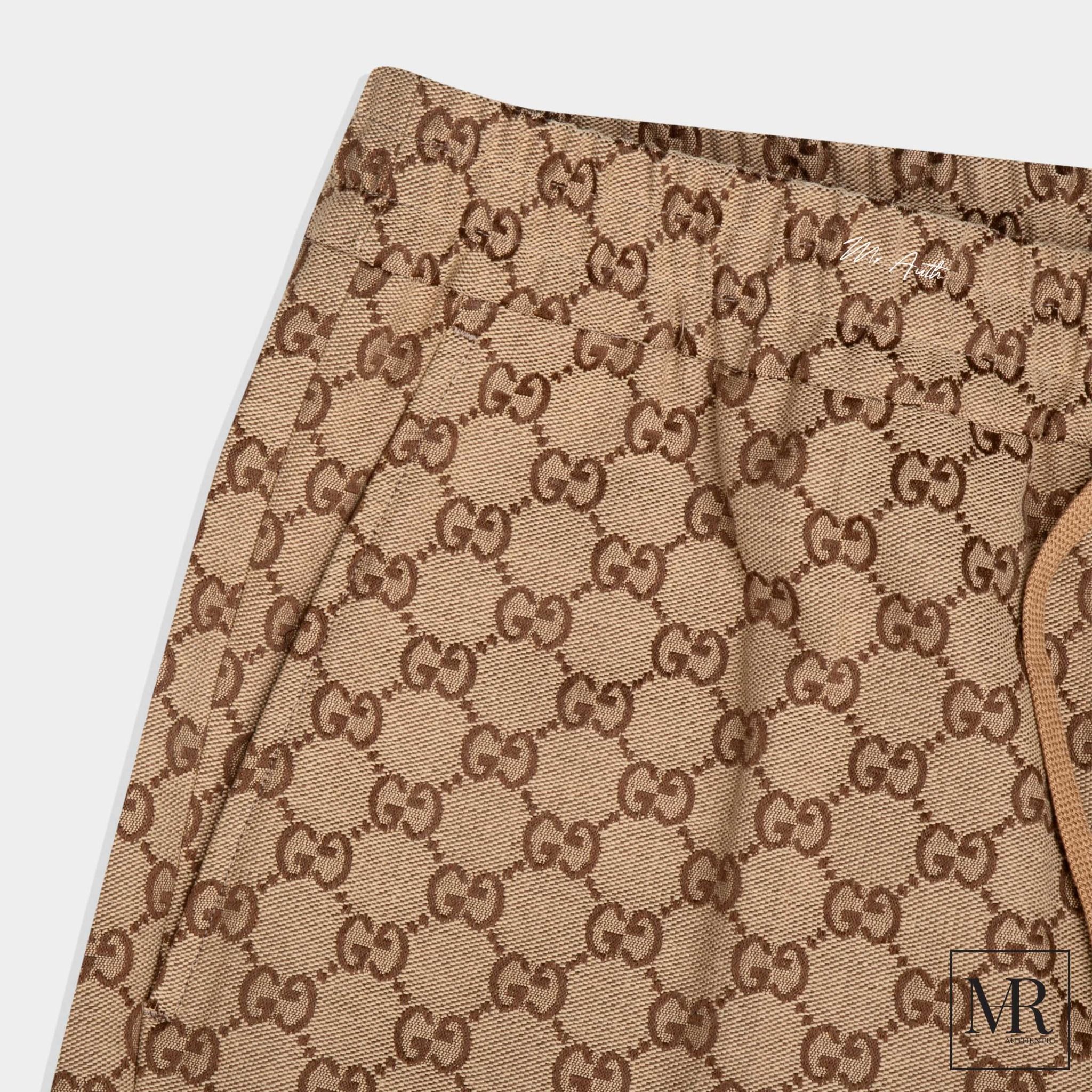Quần Gucci GG Canvas Track Bottoms.