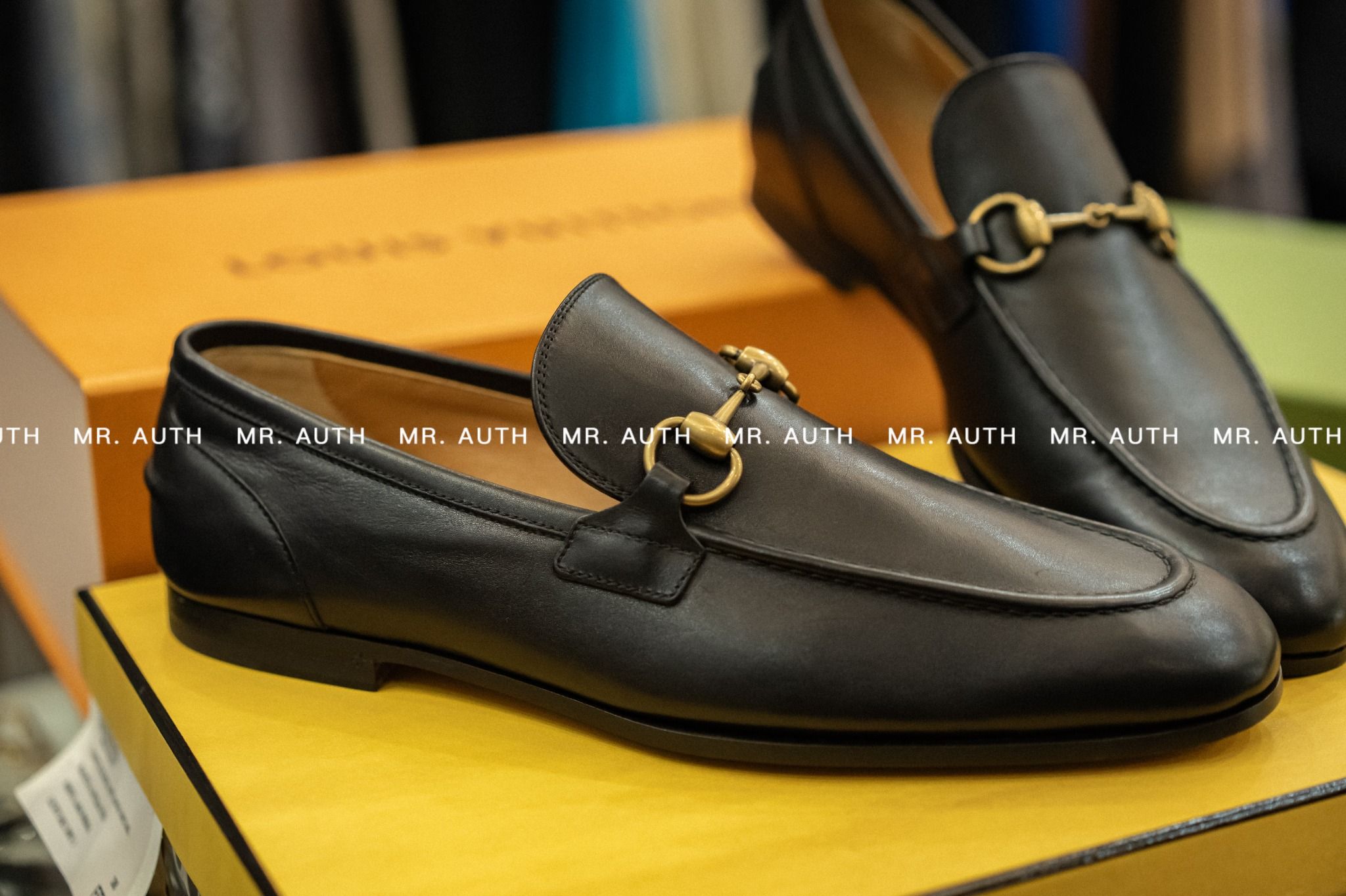 Gucci Horsebit Black Leather Loafers