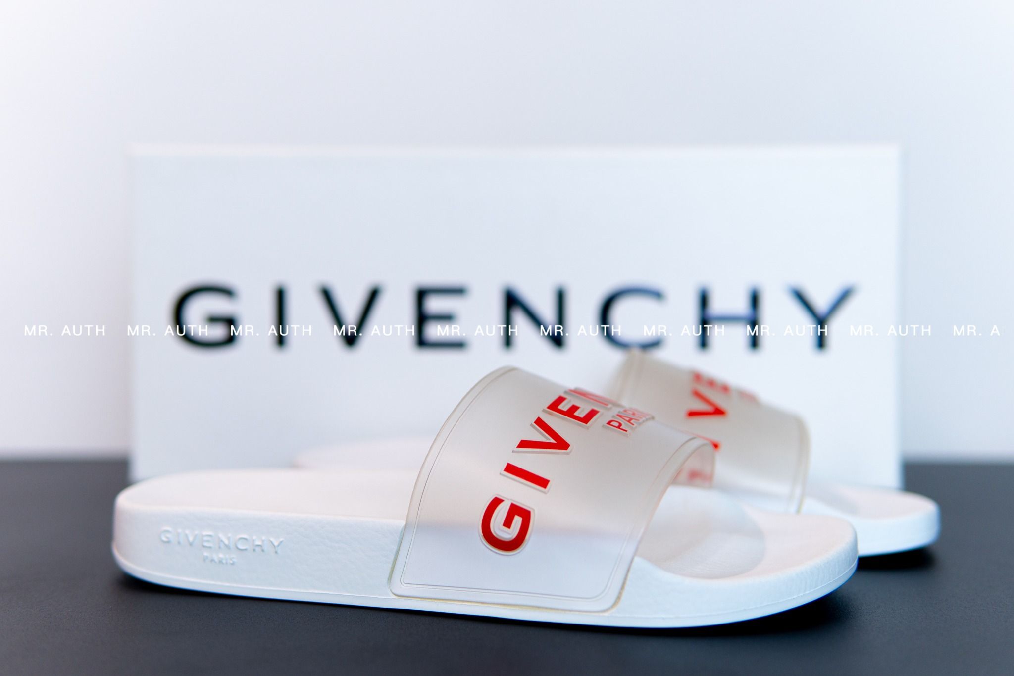 Givenchy Transparent Slides