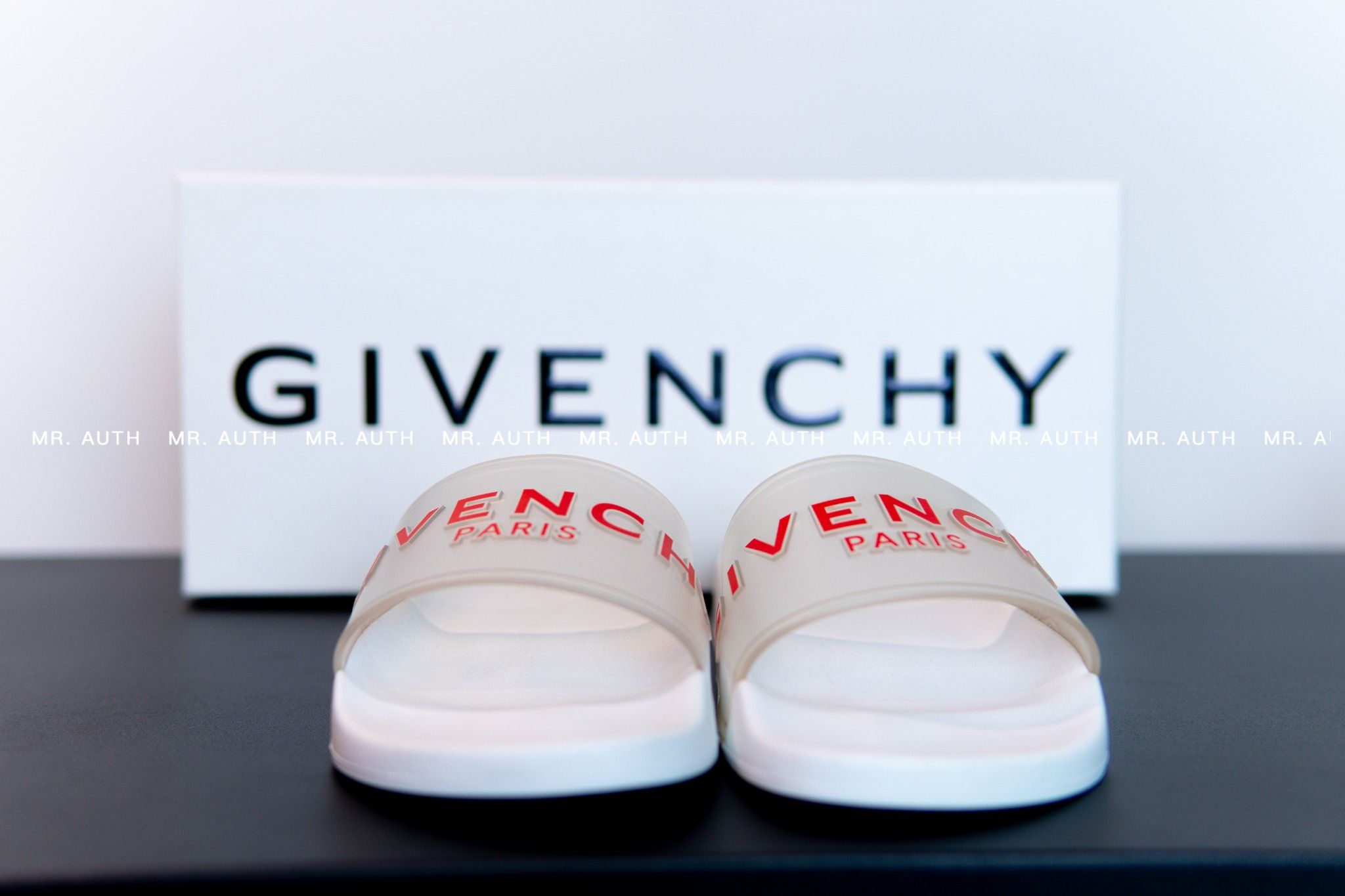 Givenchy Transparent Slides