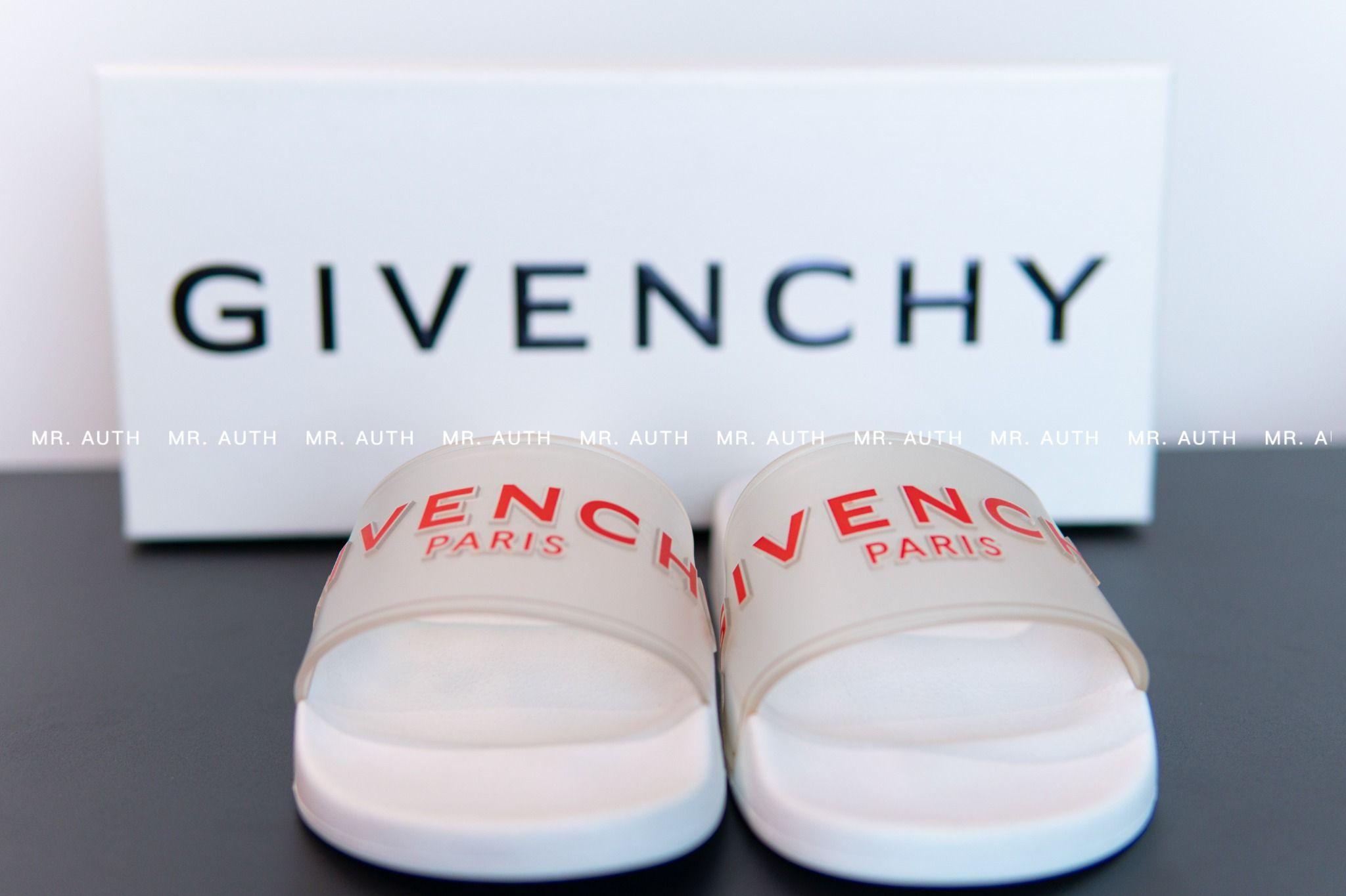Dép Givenchy Transparent Slides