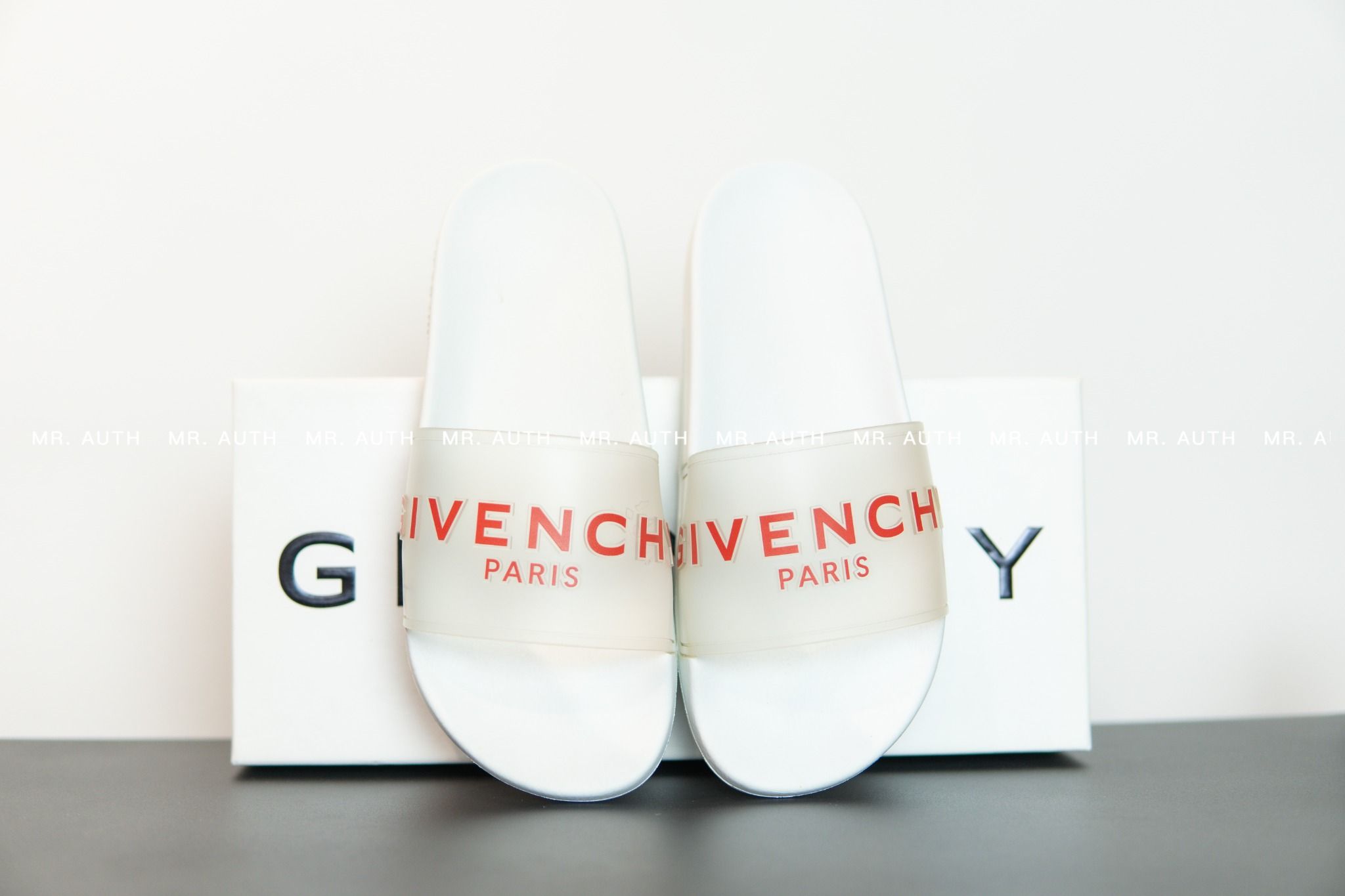 Givenchy Transparent Slides