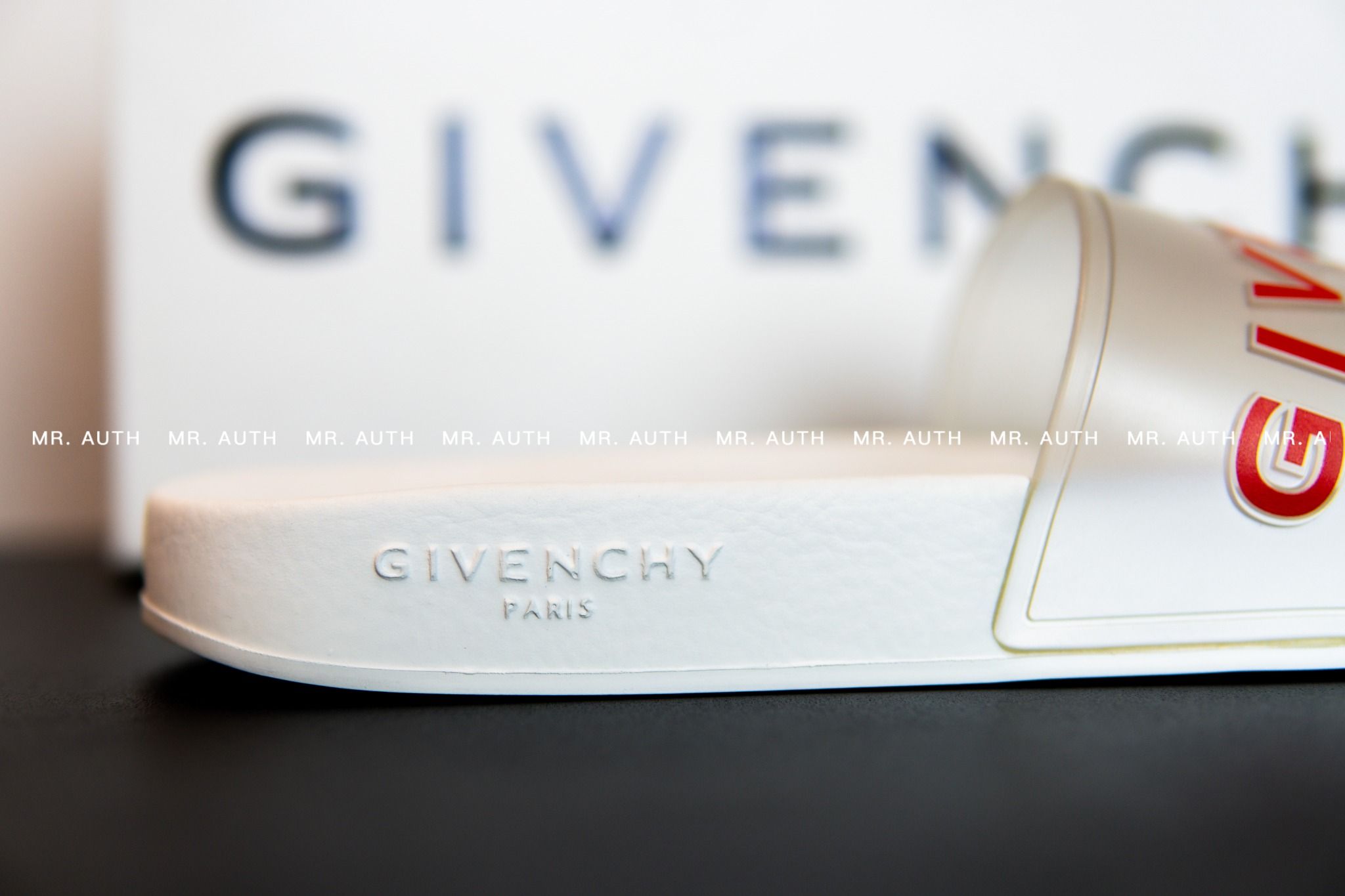 Dép Givenchy Transparent Slides