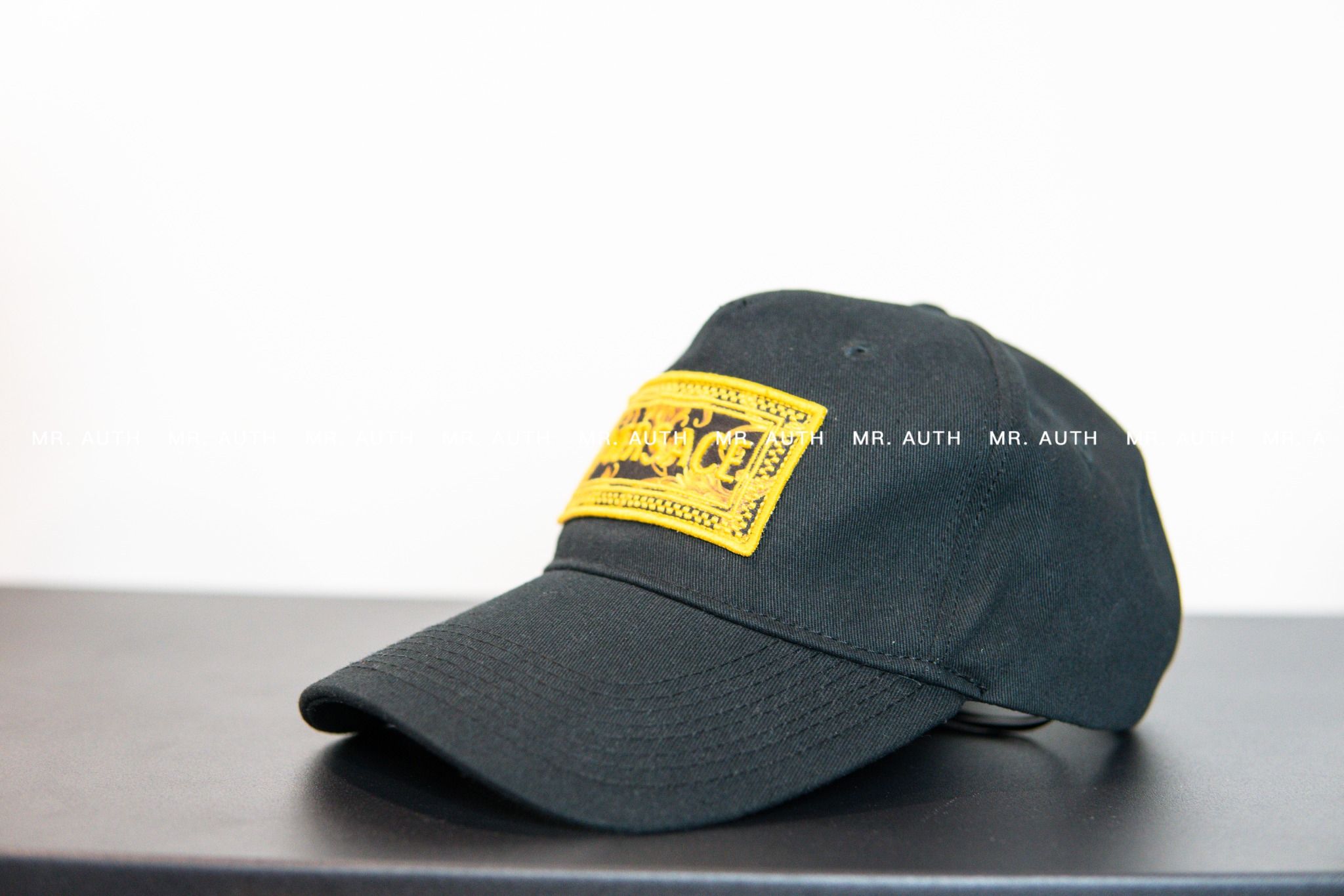 Versace With Embroidered Logo Cap