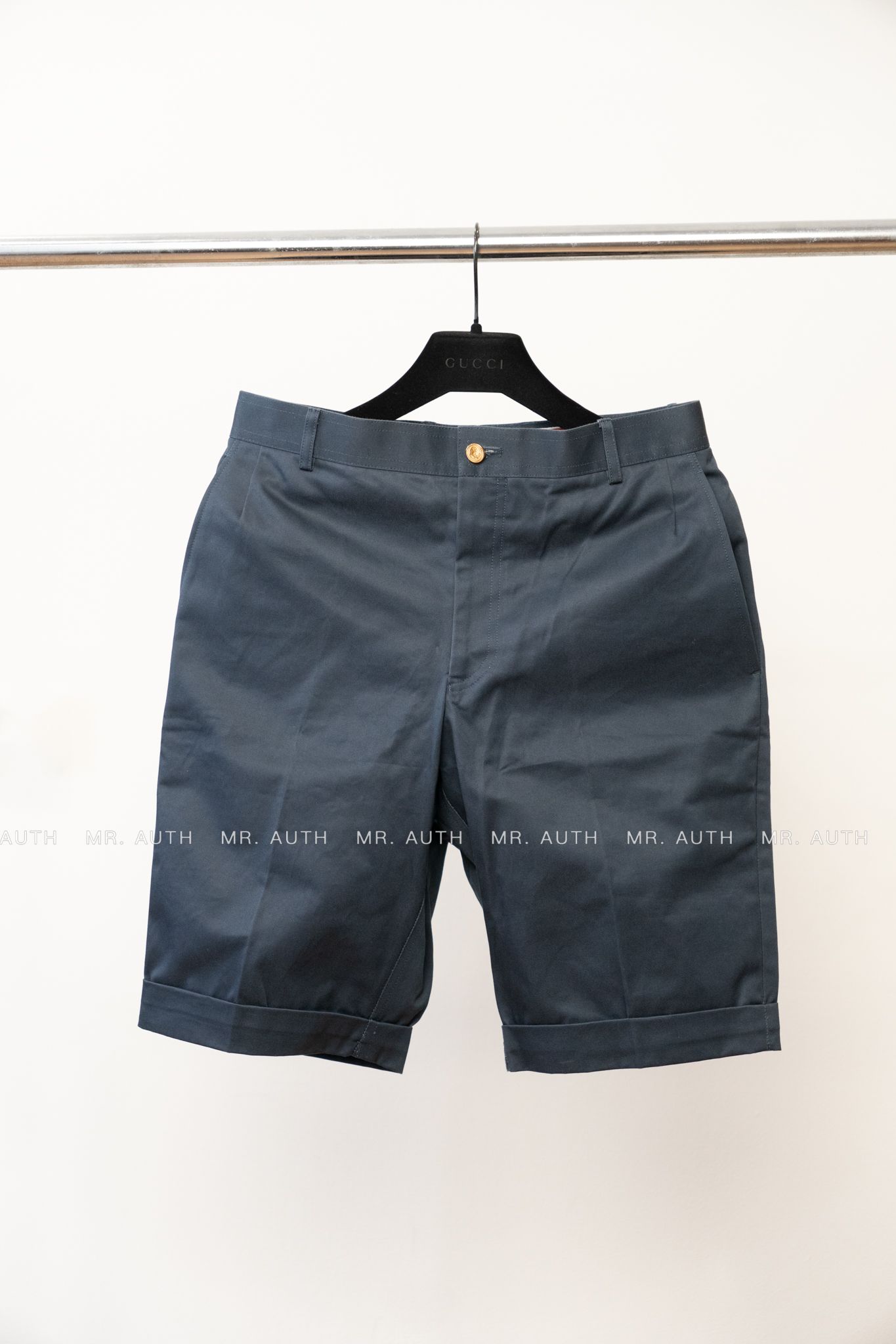 Thom Browne Super Wool Twill Side Tab Shorts
