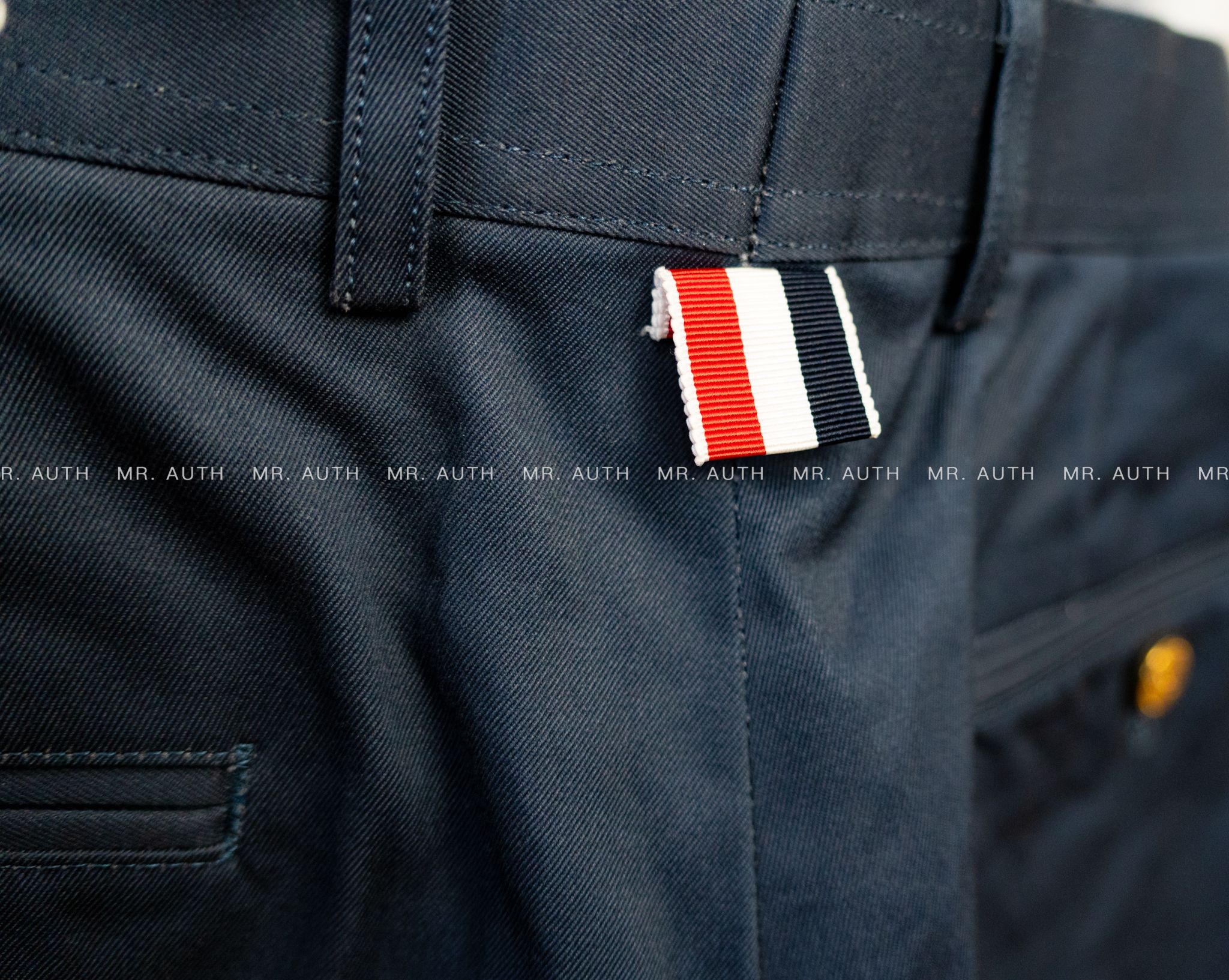 Thom Browne Super Wool Twill Side Tab Shorts