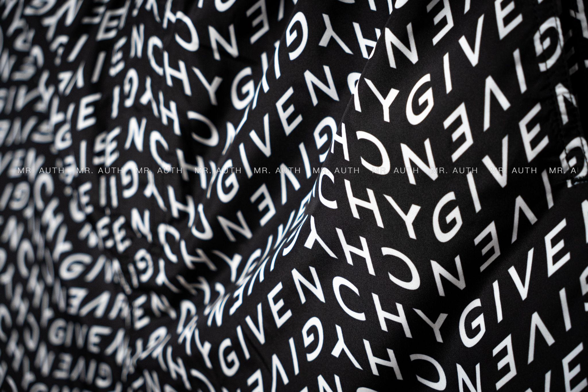 Givenchy All Over Logo Swimshorts