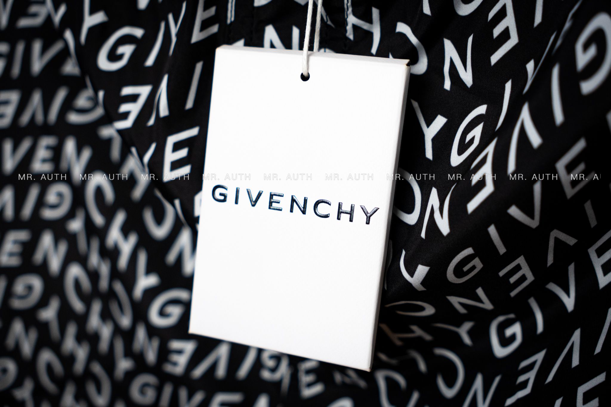 Givenchy All Over Logo Swimshorts