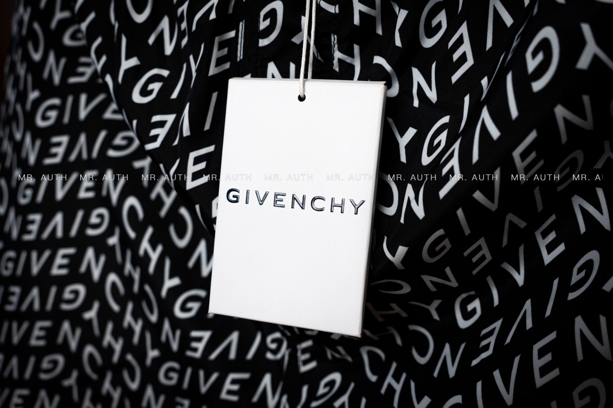 Quần Givenchy All Over Logo Swimshorts.