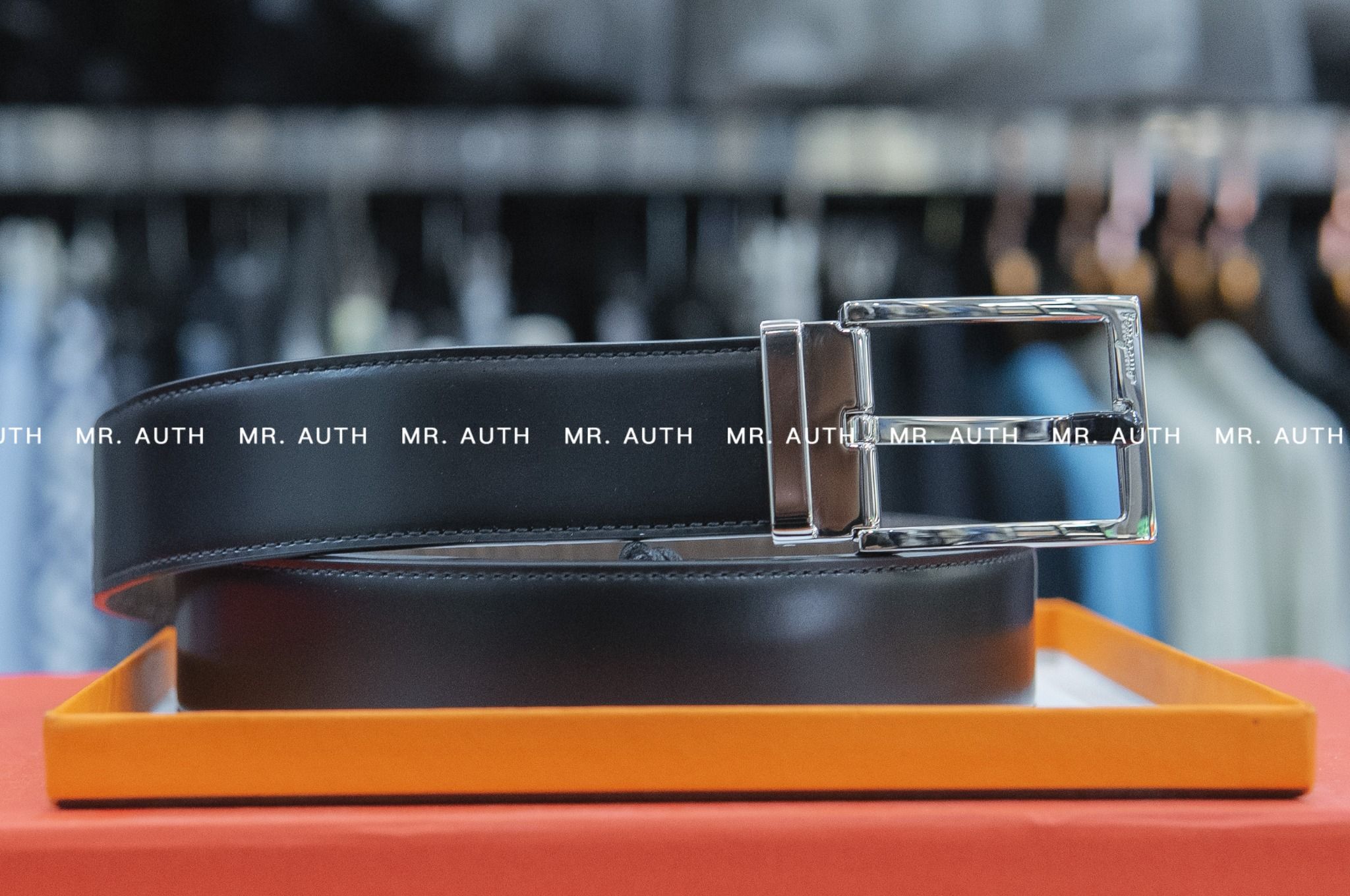 Salvatore Ferragamo Reversible & Adjustable Gancini Belt