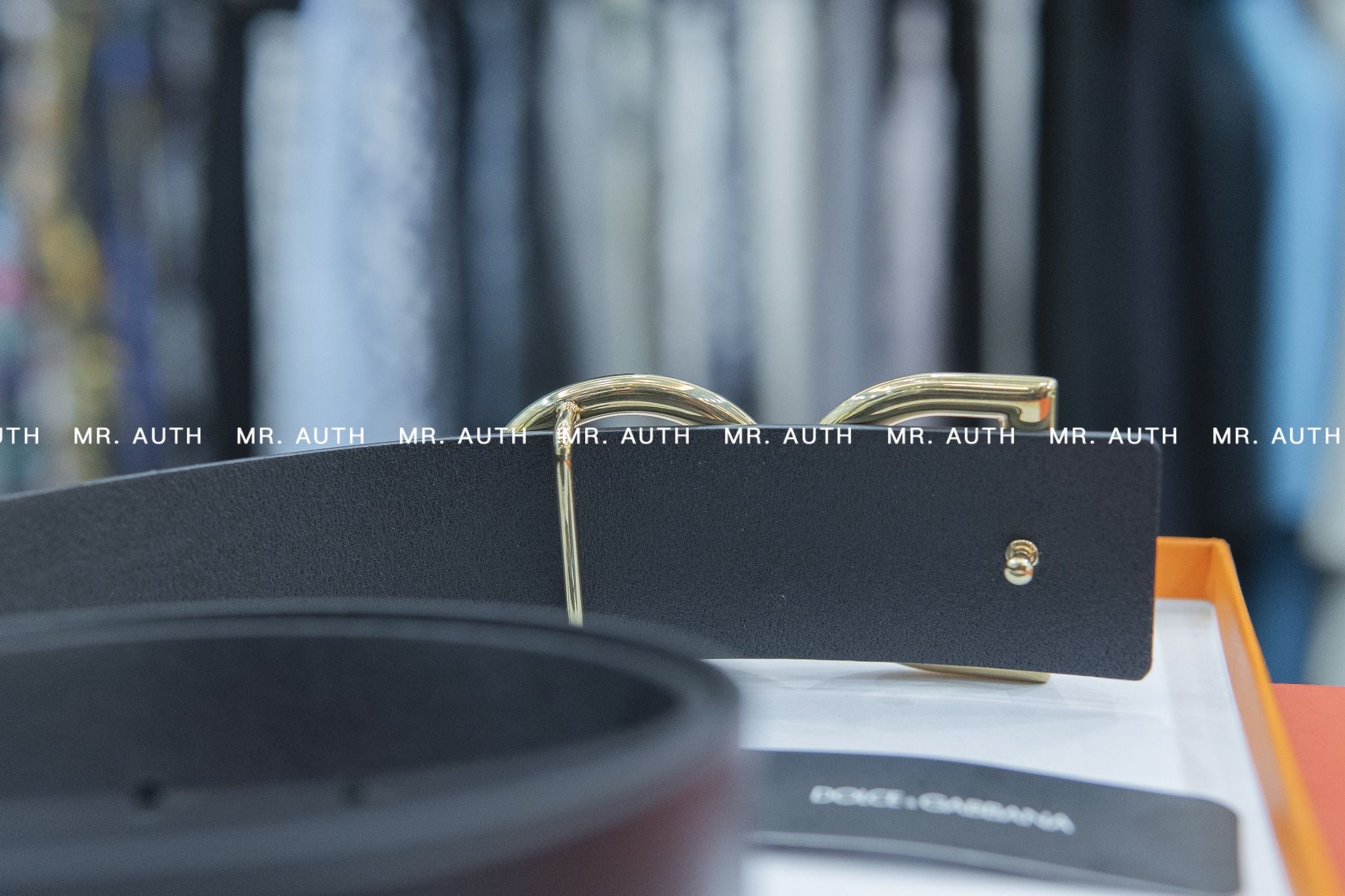 Dolce & Gabbana DG Buckle Leather Belt