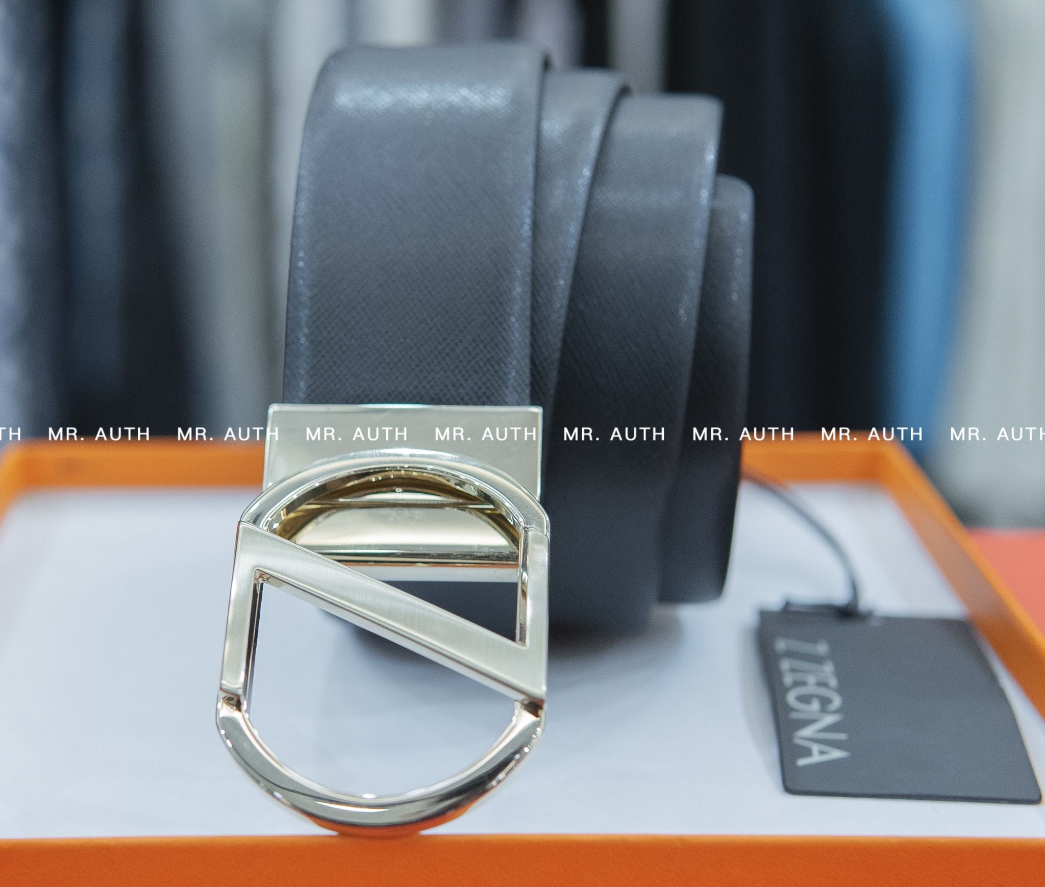 Zegna 40mm Reversible Leather Belt