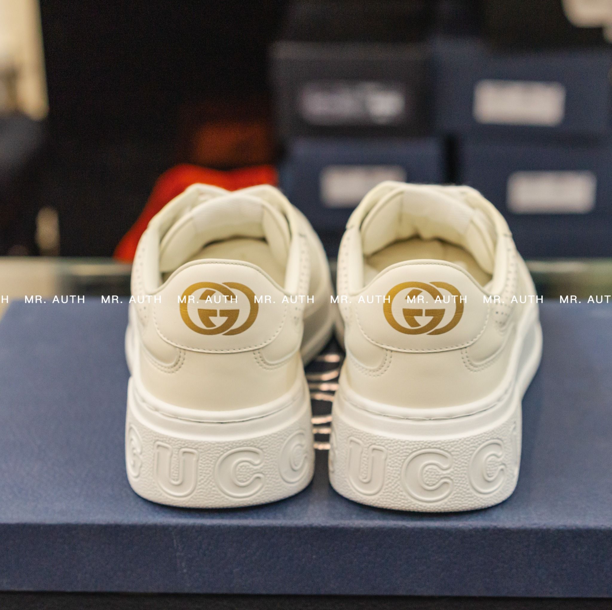 Gucci GG Embossed Trainer.