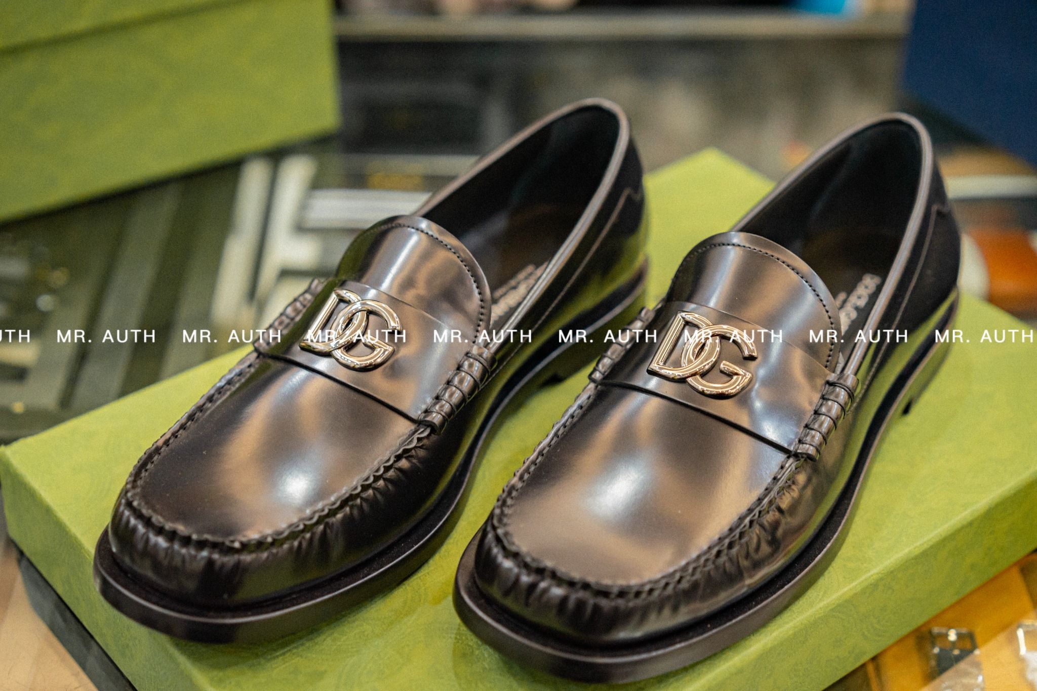 Dolce & Gabbana Brushed calfskin loafers