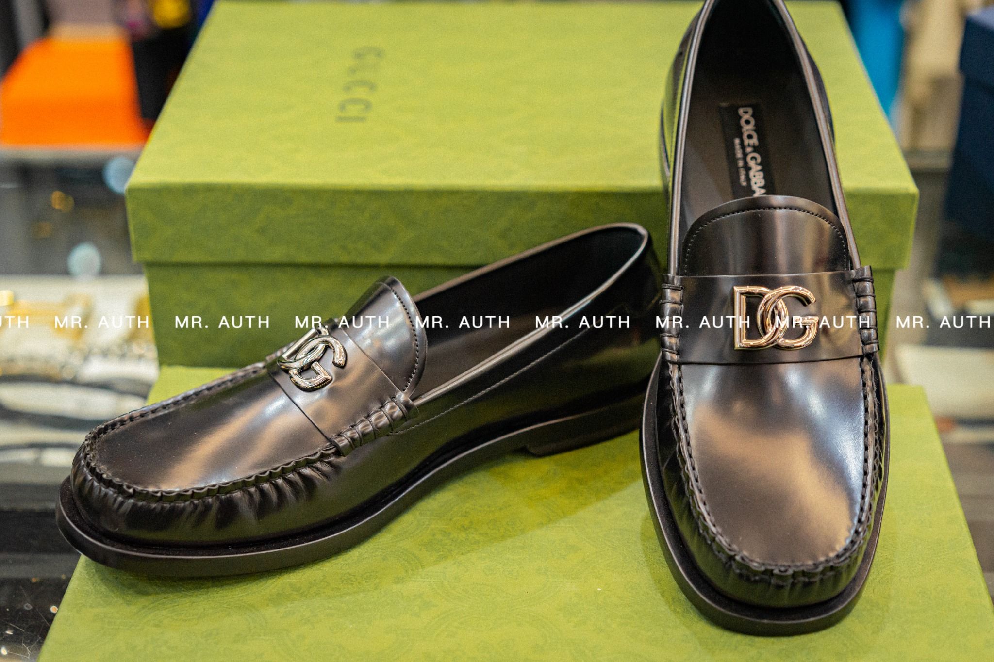 Dolce & Gabbana Brushed calfskin loafers