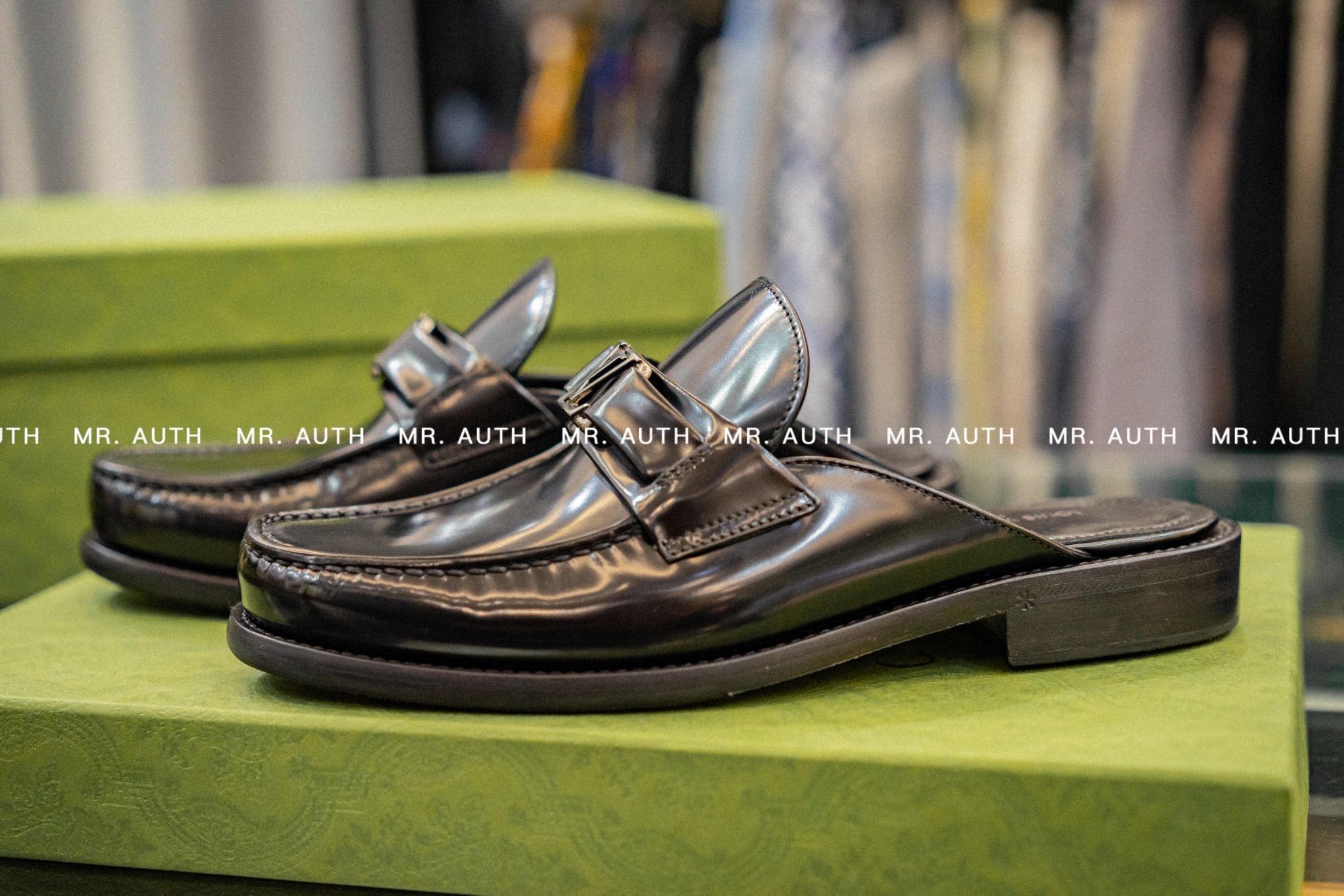 Louis Vuitton Major Open Back Loafers