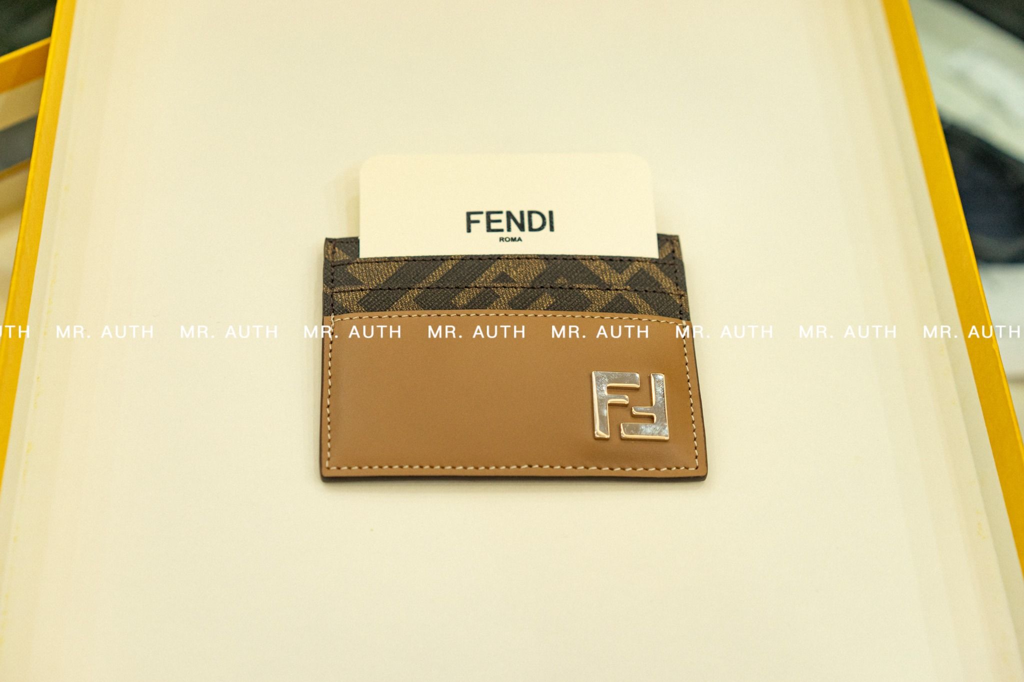 Fendi FF Squared Card Holder.
