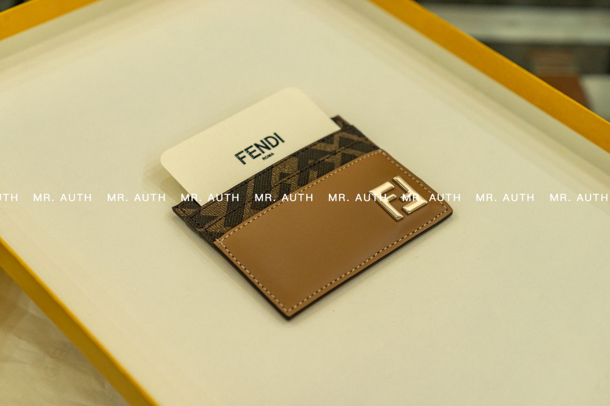 Fendi FF Squared Card Holder.