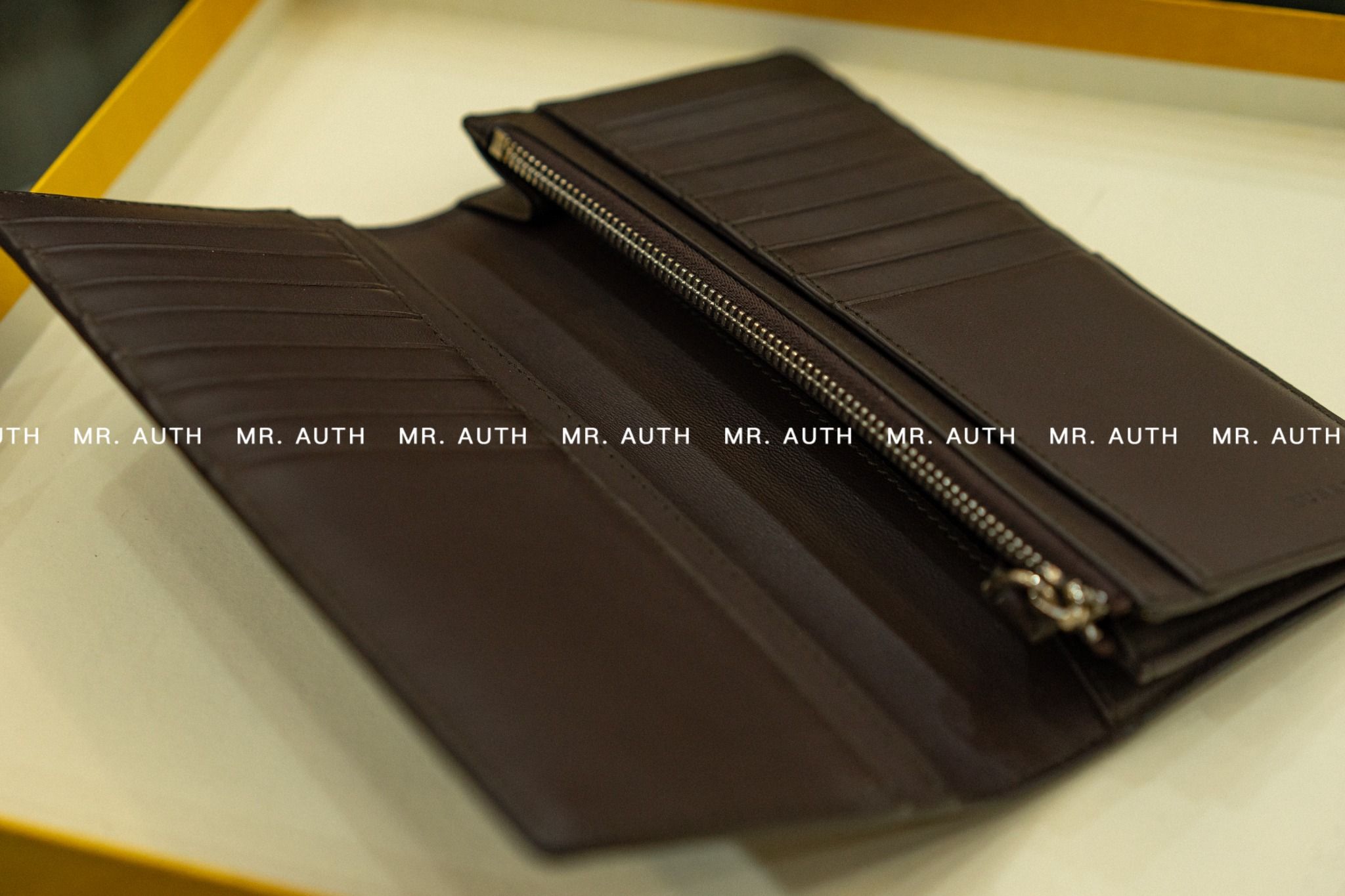 Burberry Checked Long Wallet