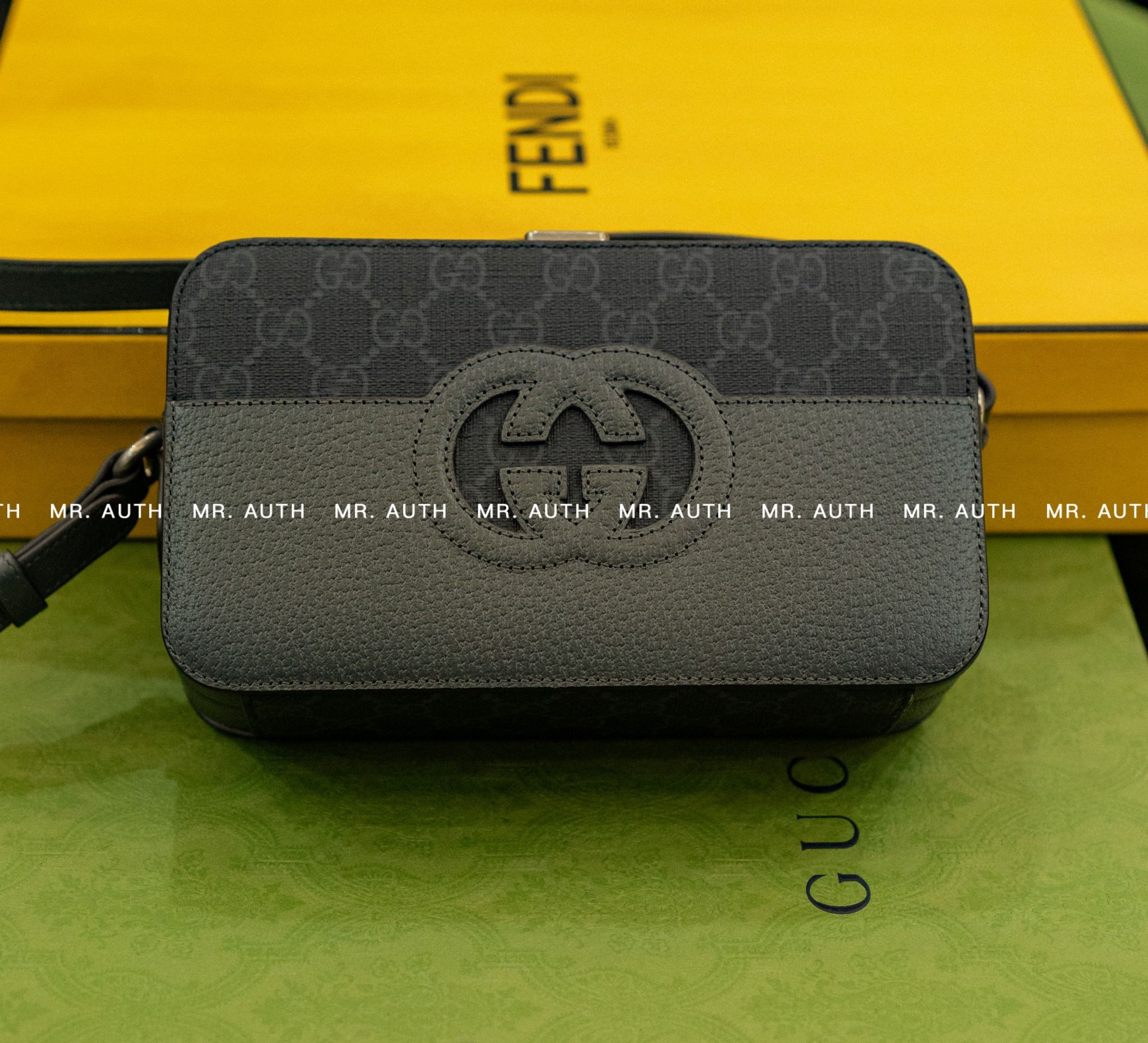 Gucci Small GG crossbody bag with tag