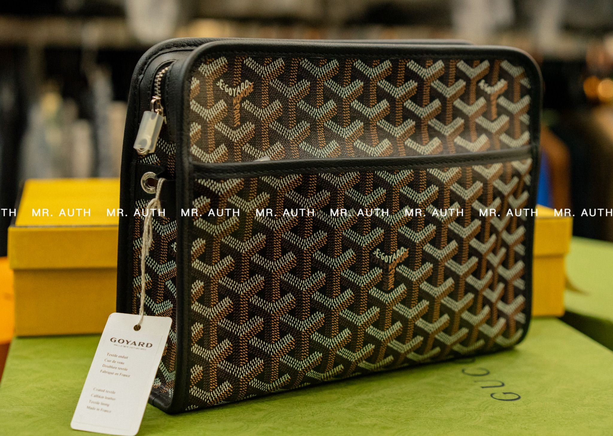 Goyard Leather Pouch