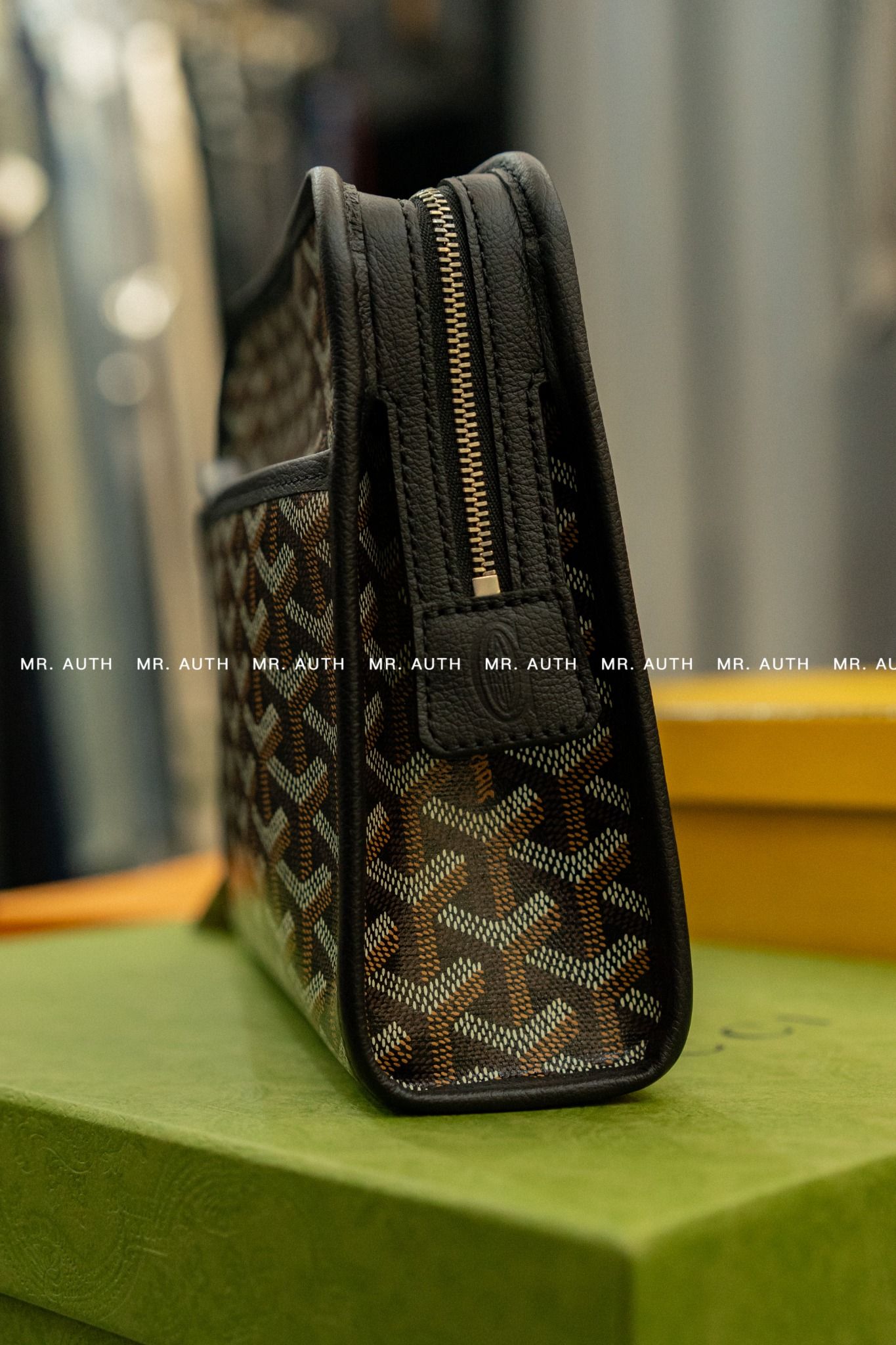 Goyard Leather Pouch