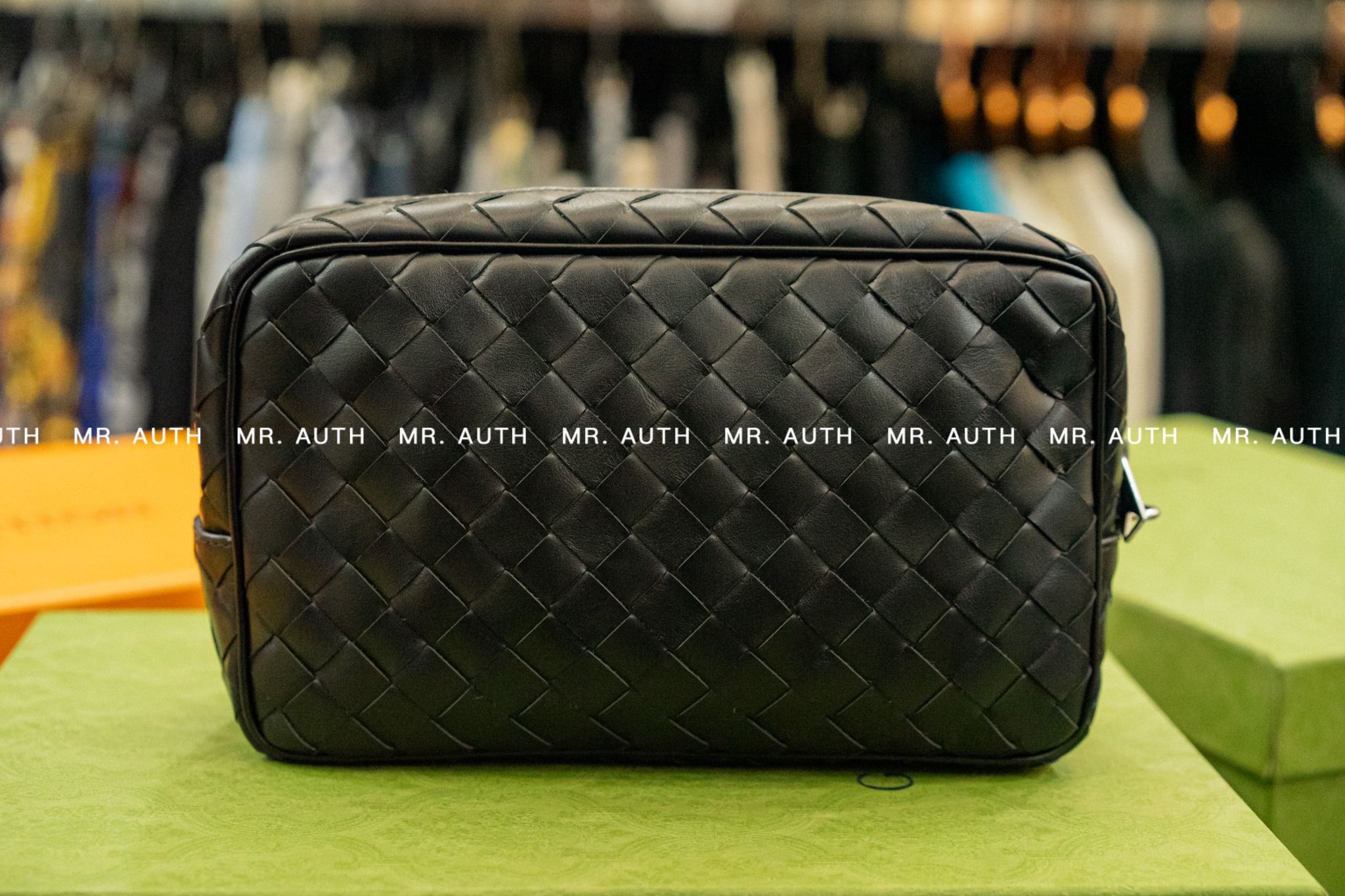 Bottega Veneta Intrecciato Pouch With Wristlet