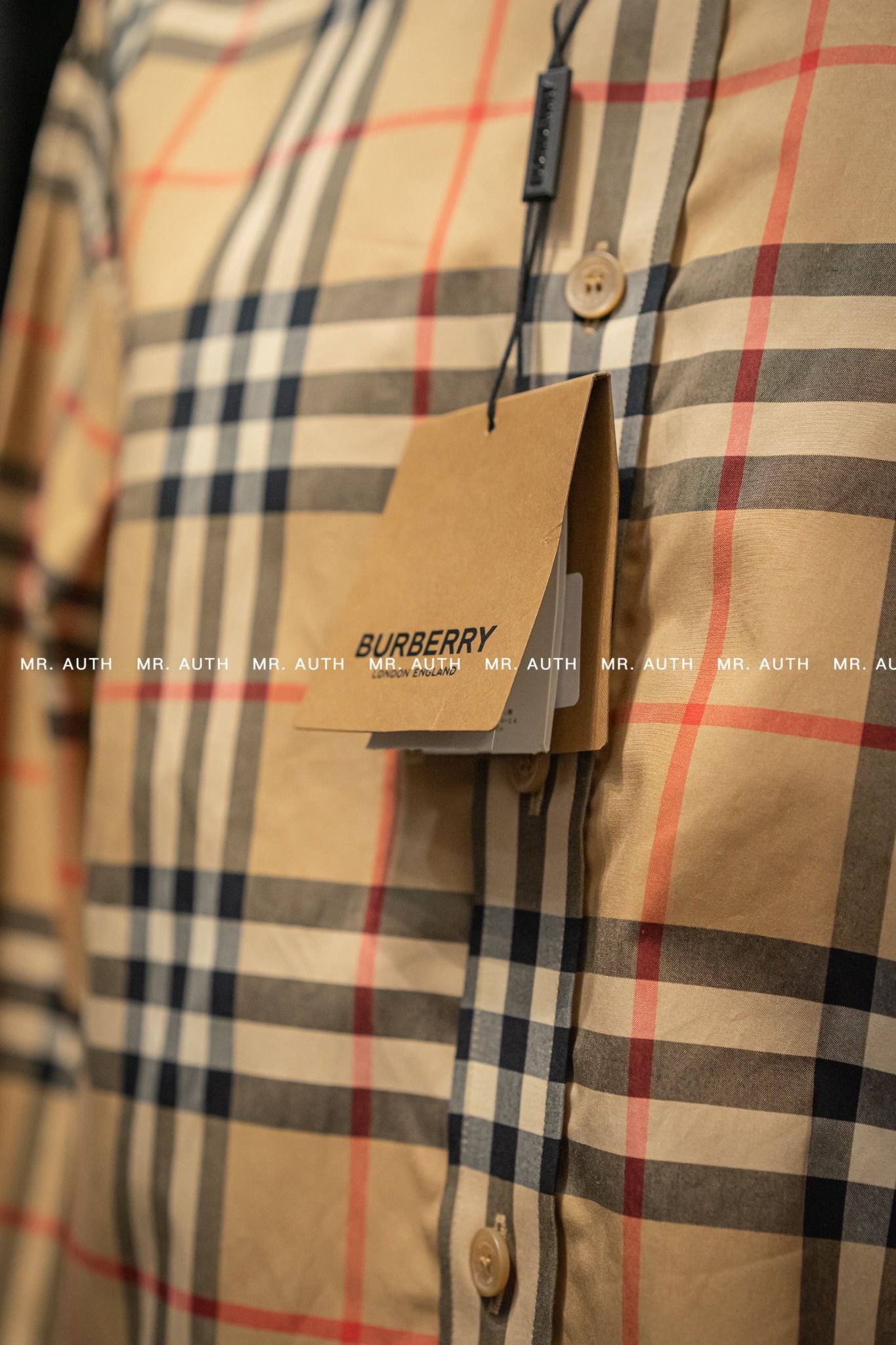 Burberry Check Cotton Shirt.