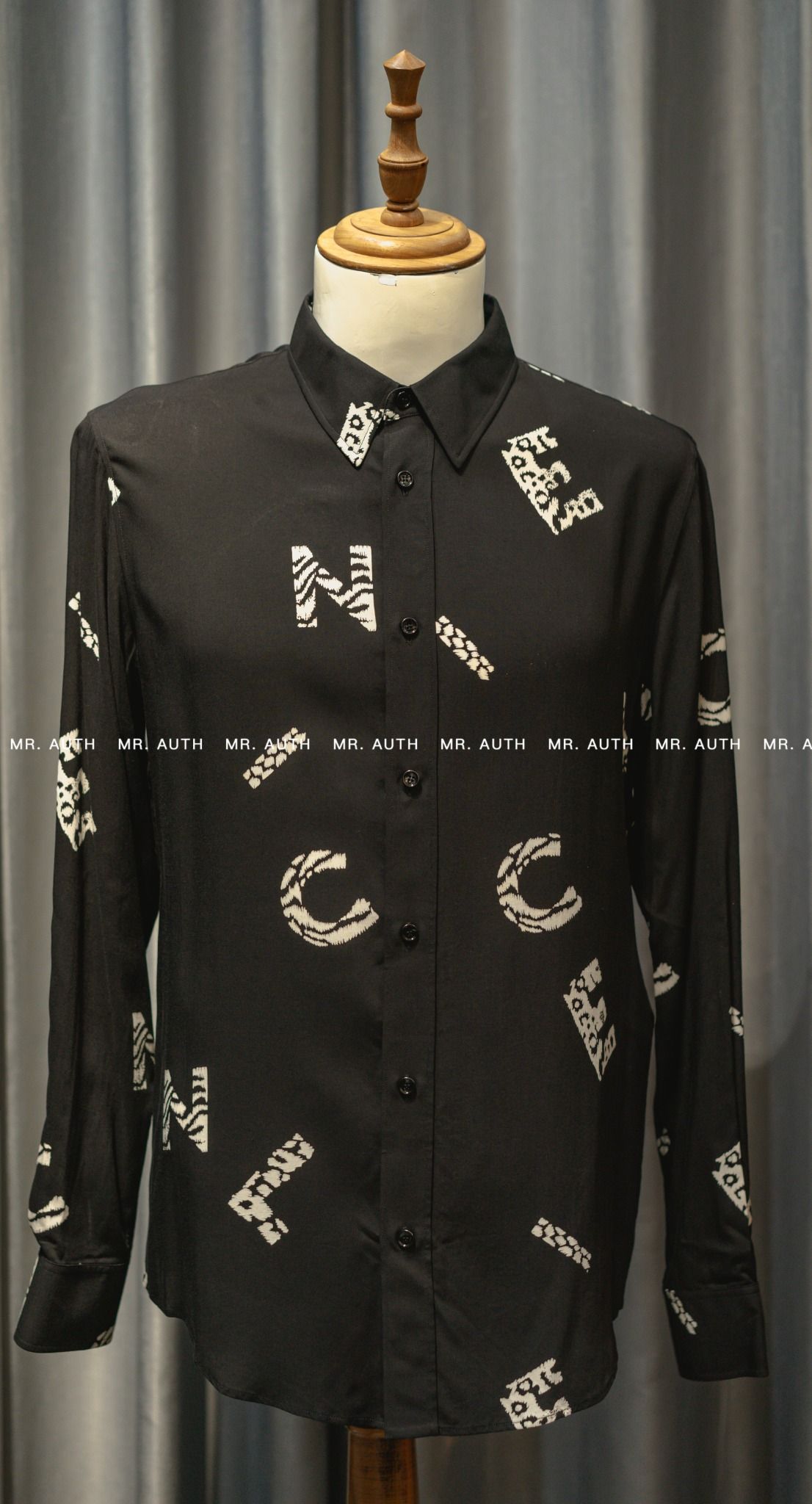 Celine Letter Logo Print Shirt.