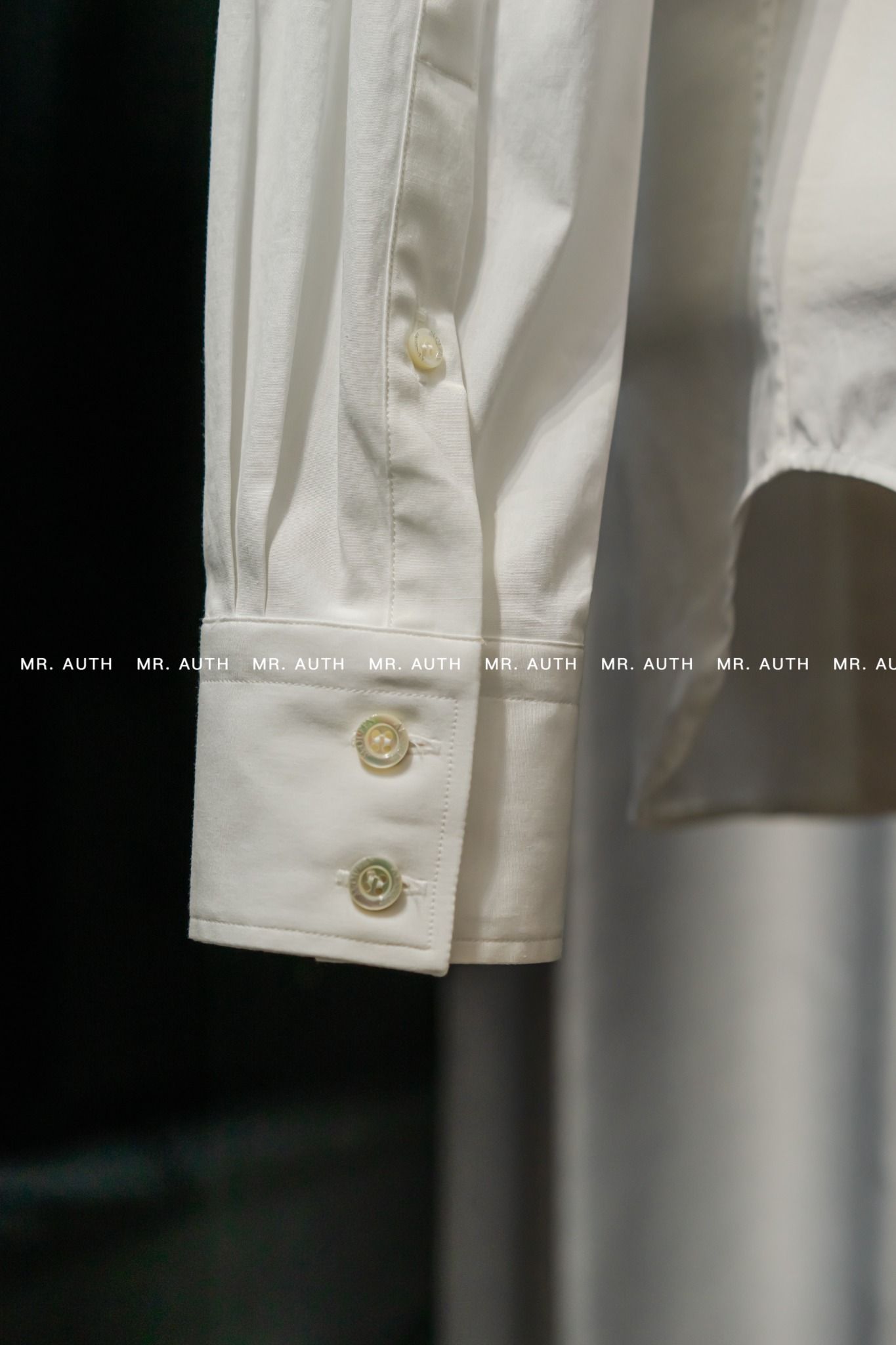 Alexander McQueen Single Brace Detail Shirt.