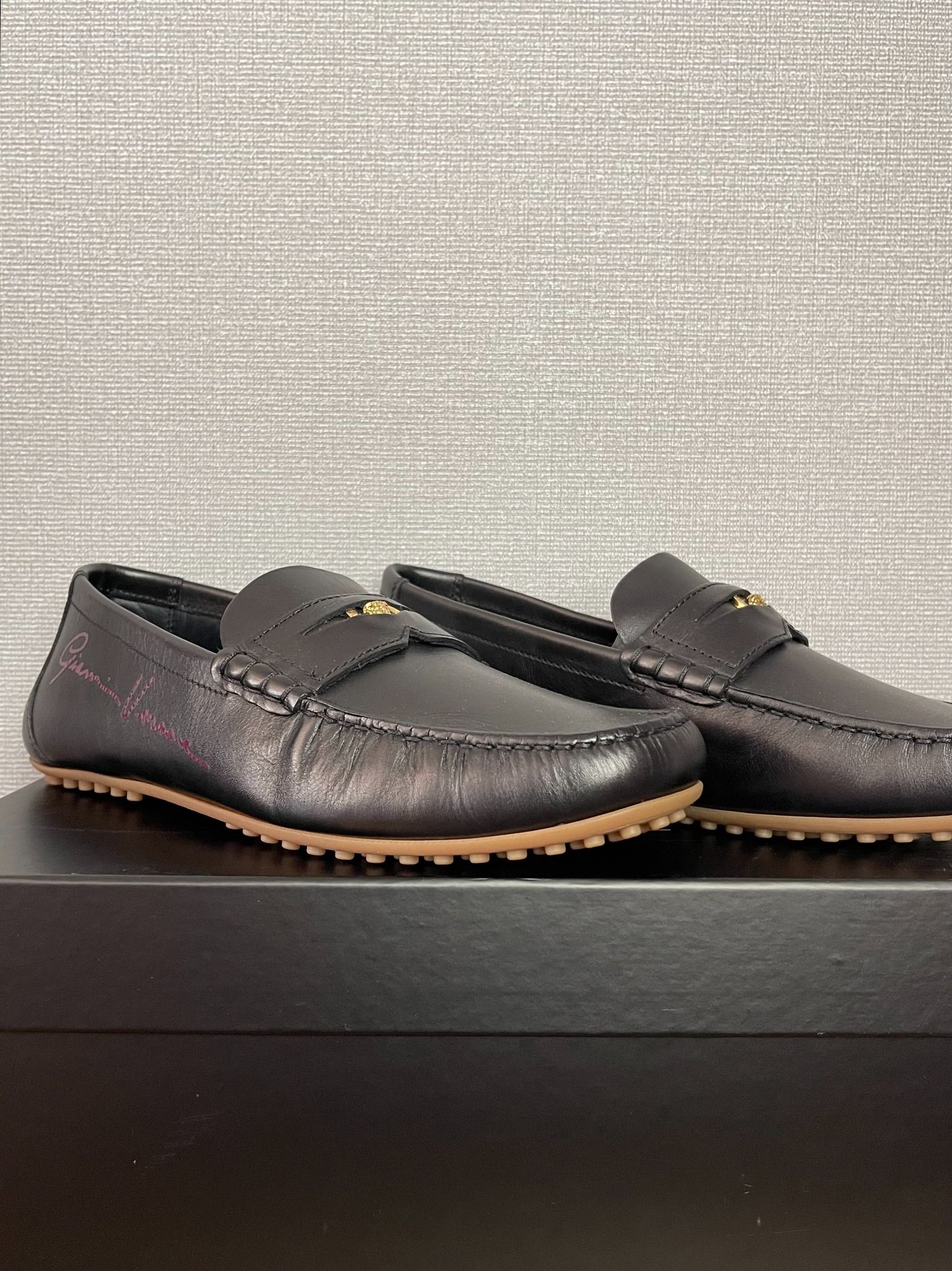 Giày Versace Greca Medusa Mocassin.