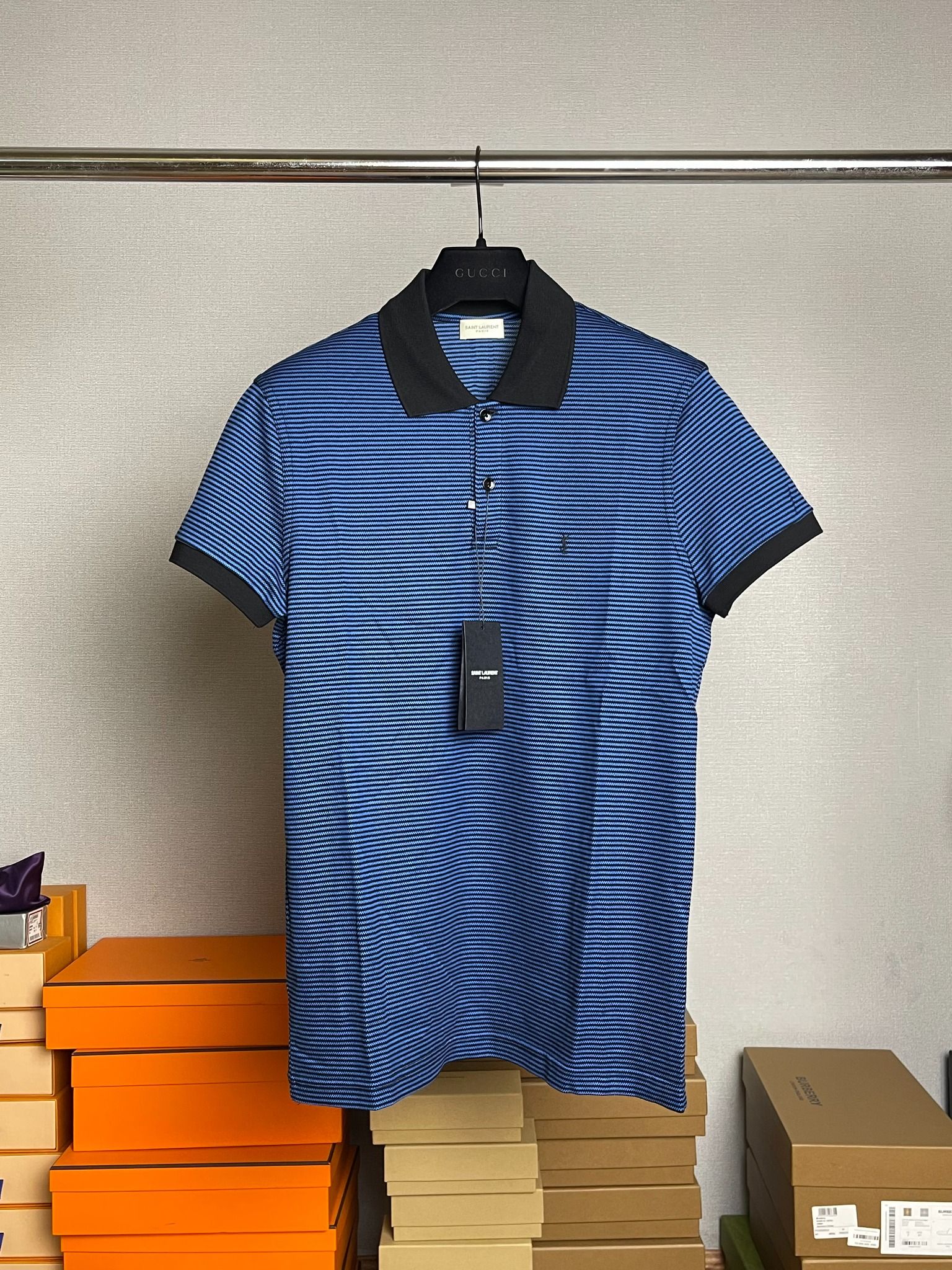 Saint Laurent Cotton Polo Shirt
