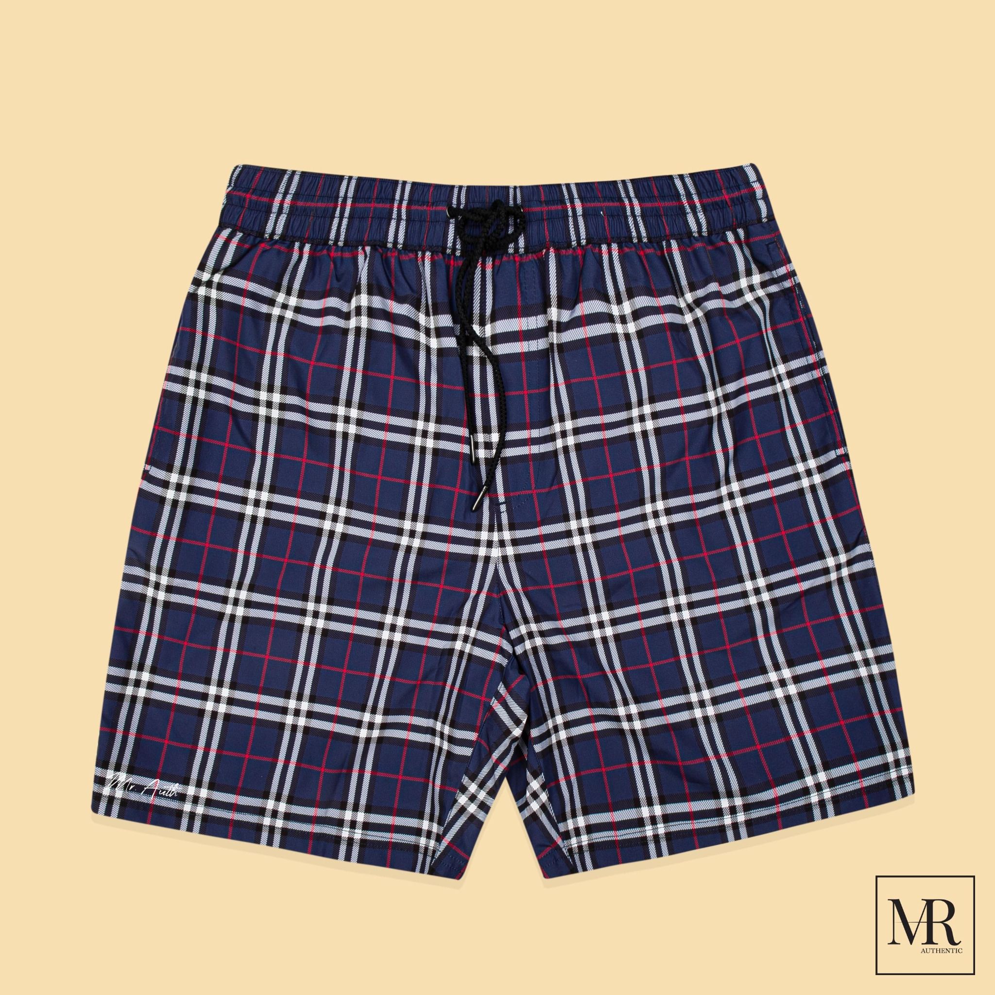 Quần Burberry Guildes House Check Swim Shorts.
