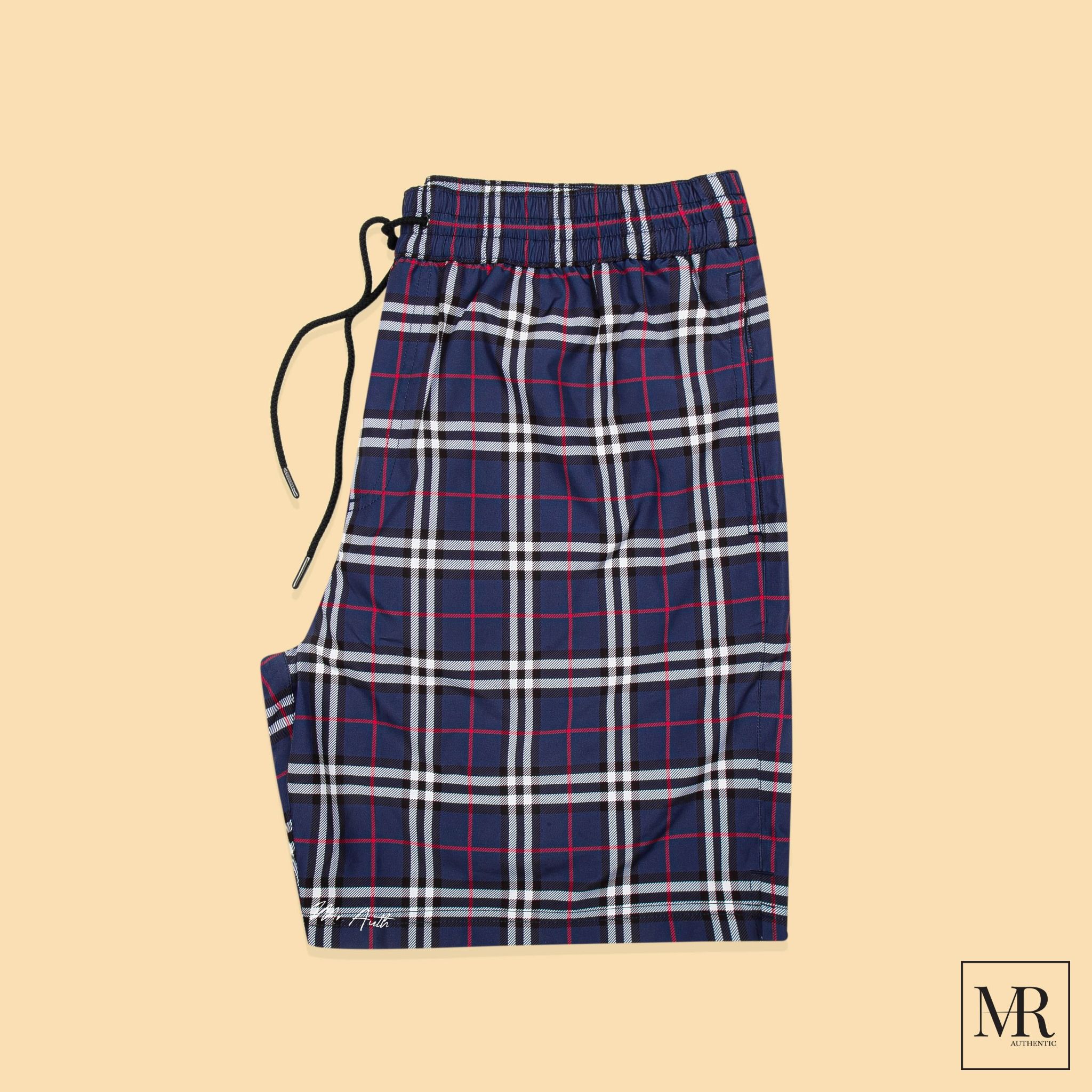 Quần Burberry Guildes House Check Swim Shorts.
