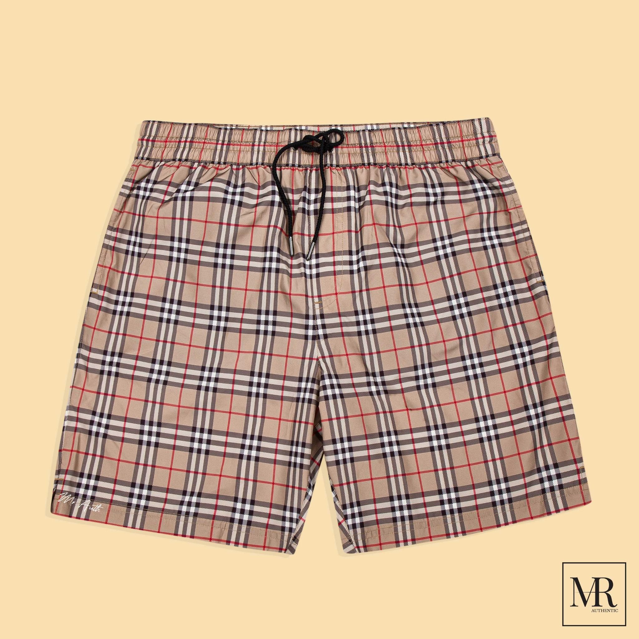 Quần Burberry Guildes House Check Swim Shorts.