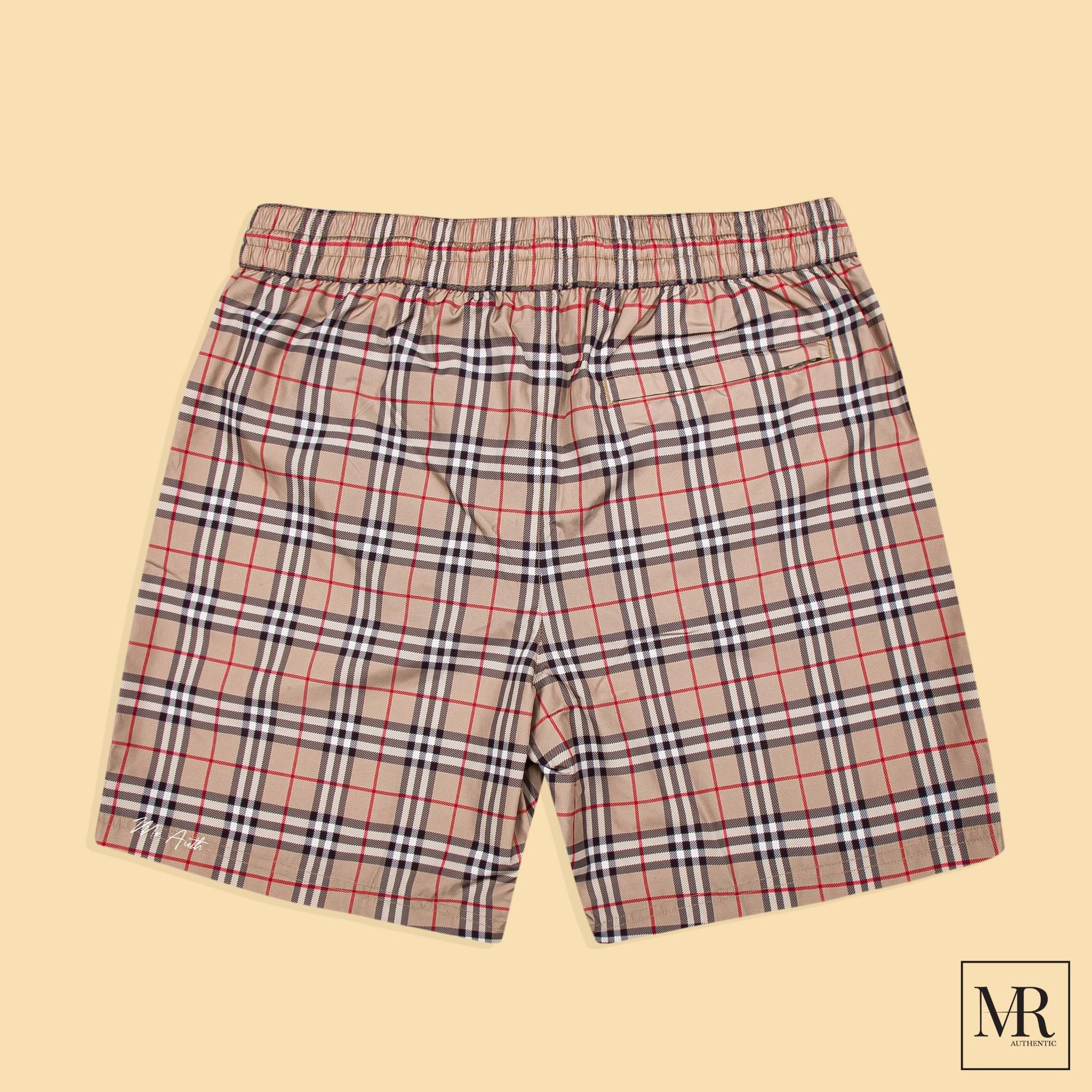Quần Burberry Guildes House Check Swim Shorts.