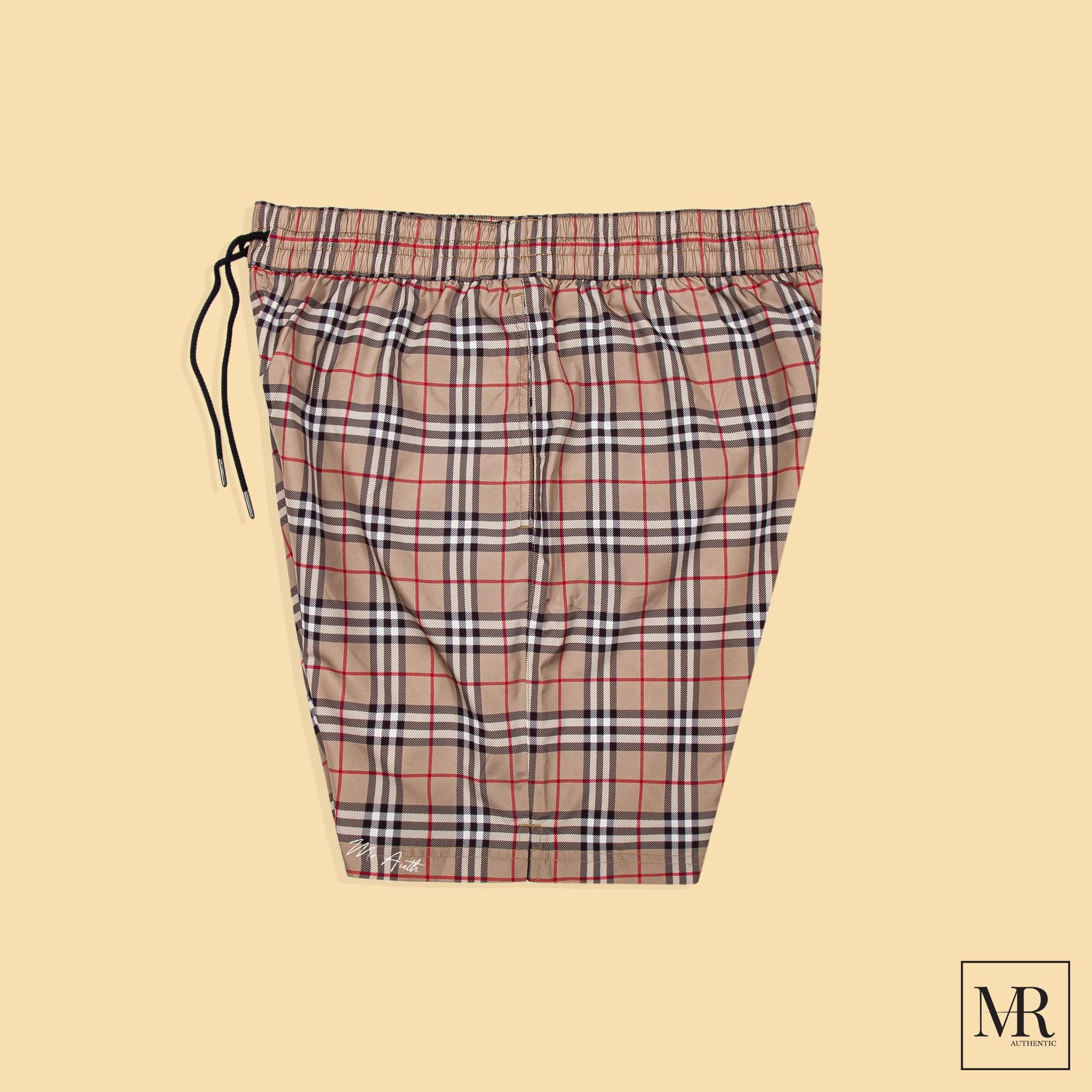 Quần Burberry Guildes House Check Swim Shorts.