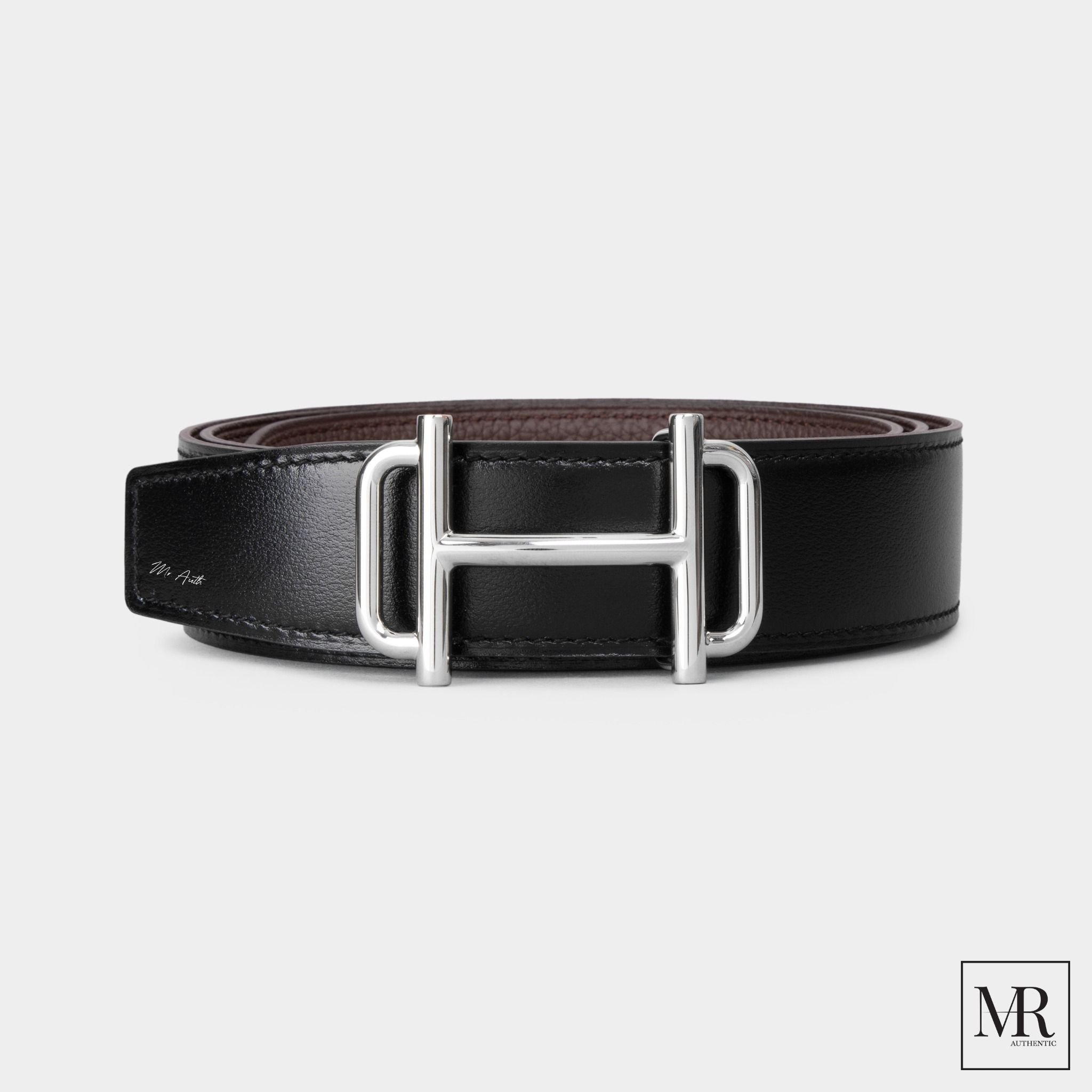 Thắt lưng Hermes Royal Belt Buckle & Reversible Leather Strap 32mm.